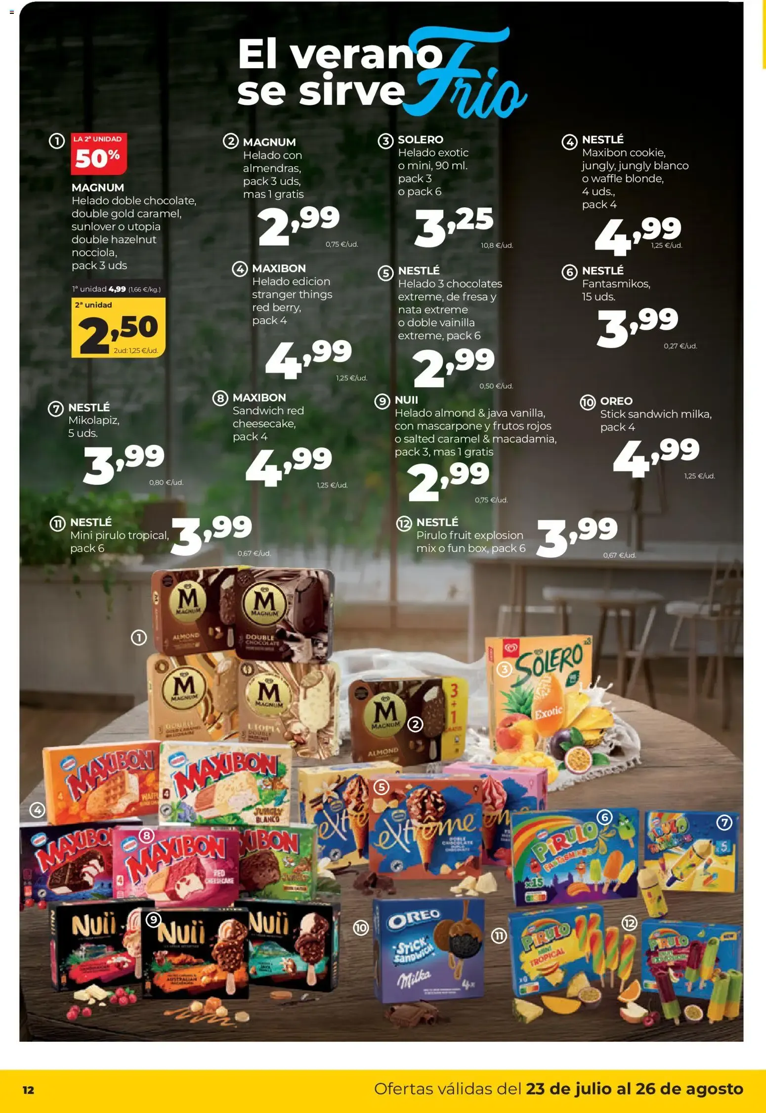 Catálogo de Alimerka: Ofertas válidas en Castilla y León y Galicia del 23 de julio al 26 de agosto 23 de julio al 26 de agosto 2026 - Página 12