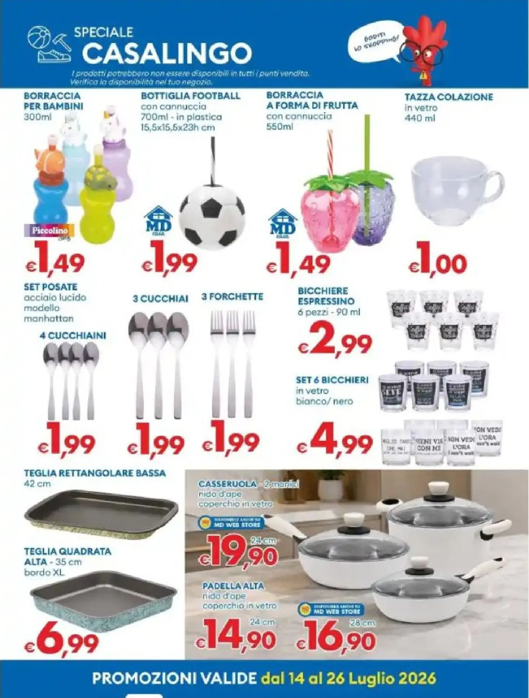 Volantino attuale di MD valido dal martedì 14/07/2026 al domenica 26/07/2026 da 14 luglio a 26 luglio di 2026 - Pagina del volantino 24
