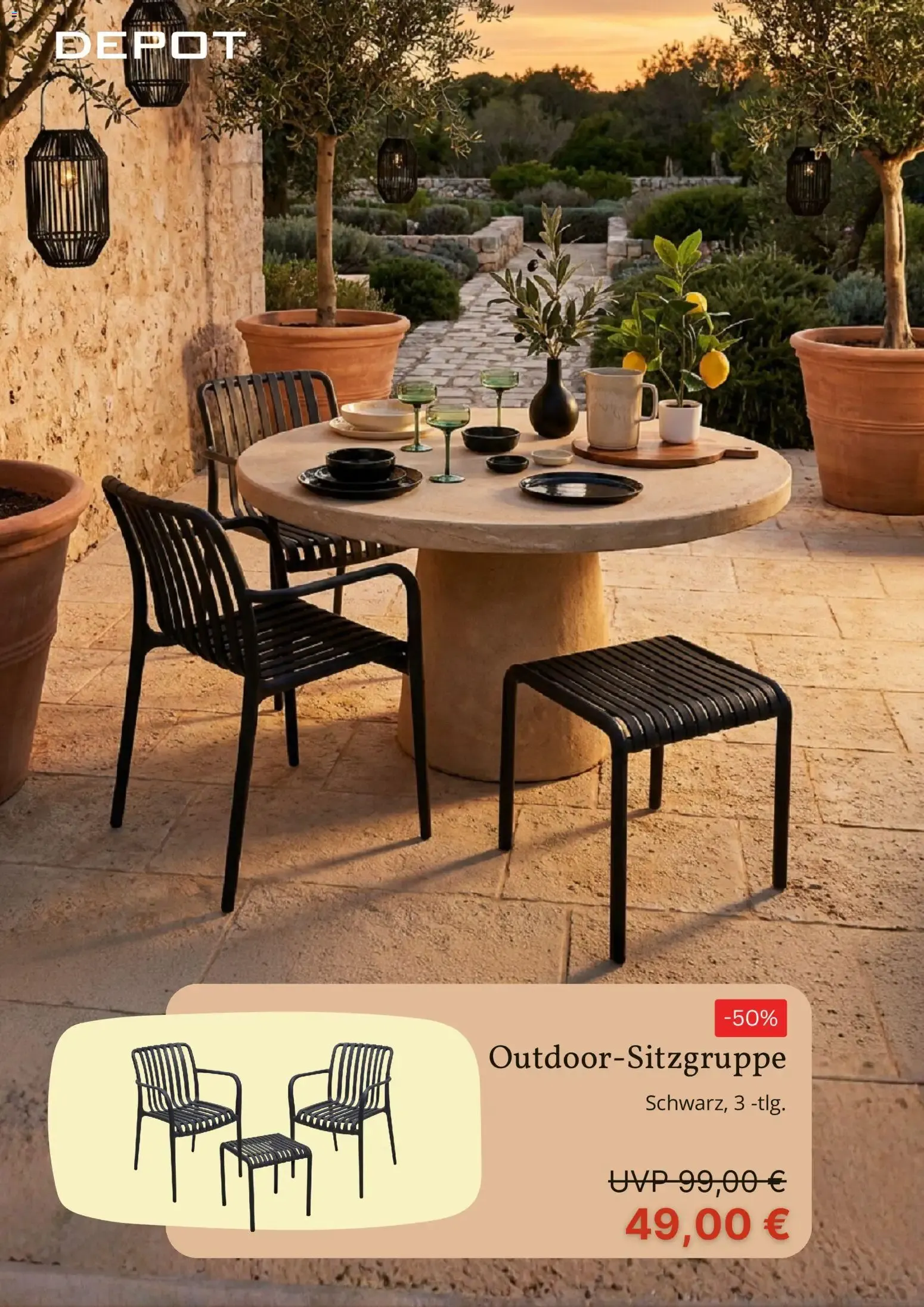 DEPOT Dein Sommer TRENDS Outdoor-Möbel von 29. Juli bis 31. August 2026 - Prospekt seite 3