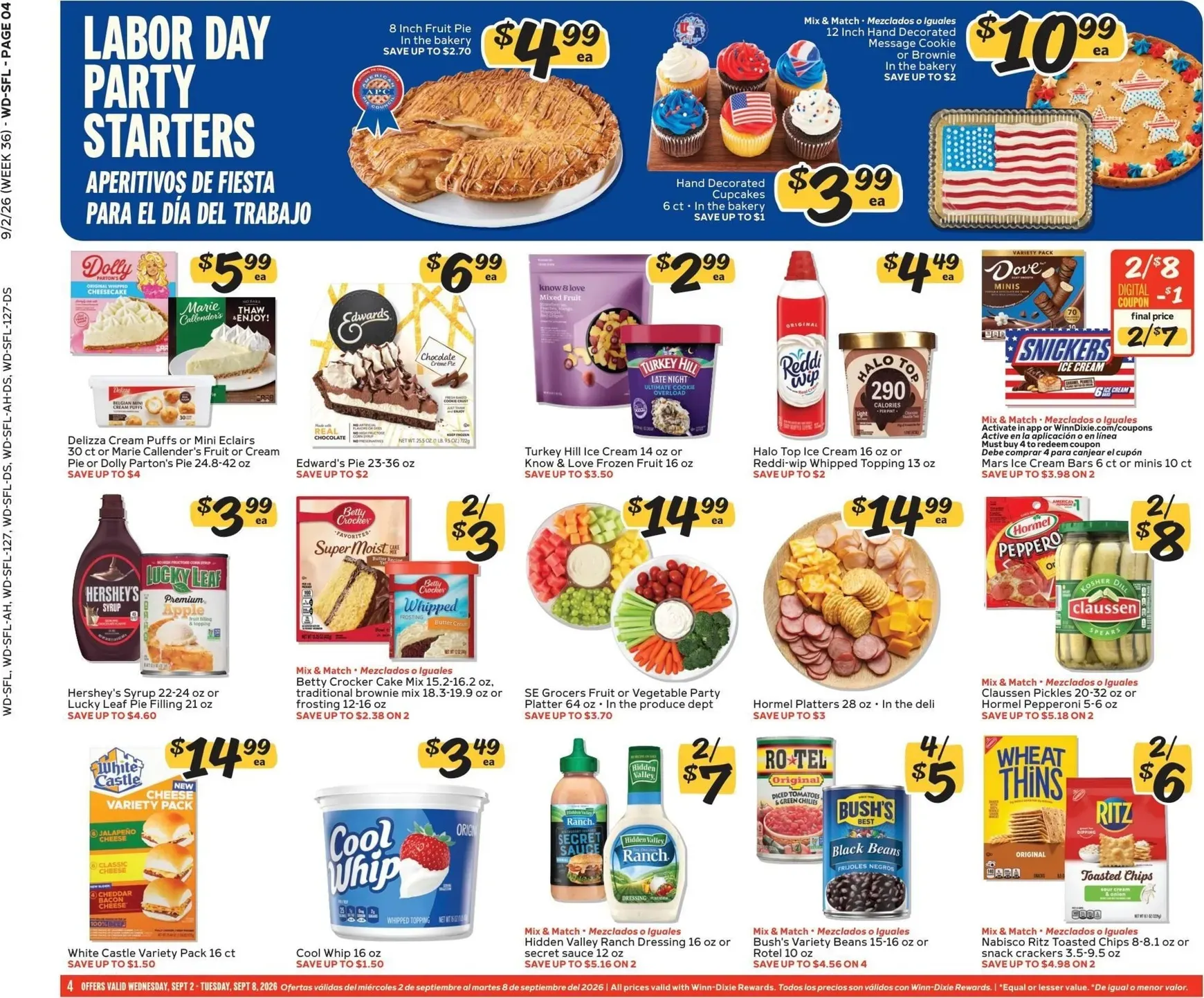 Weekly ad Current Winn-Dixie leaflet valid from Wednesday 09/02/2026 to Tuesday 09/08/2026 from September 2 to September 8 2026 - Page 4