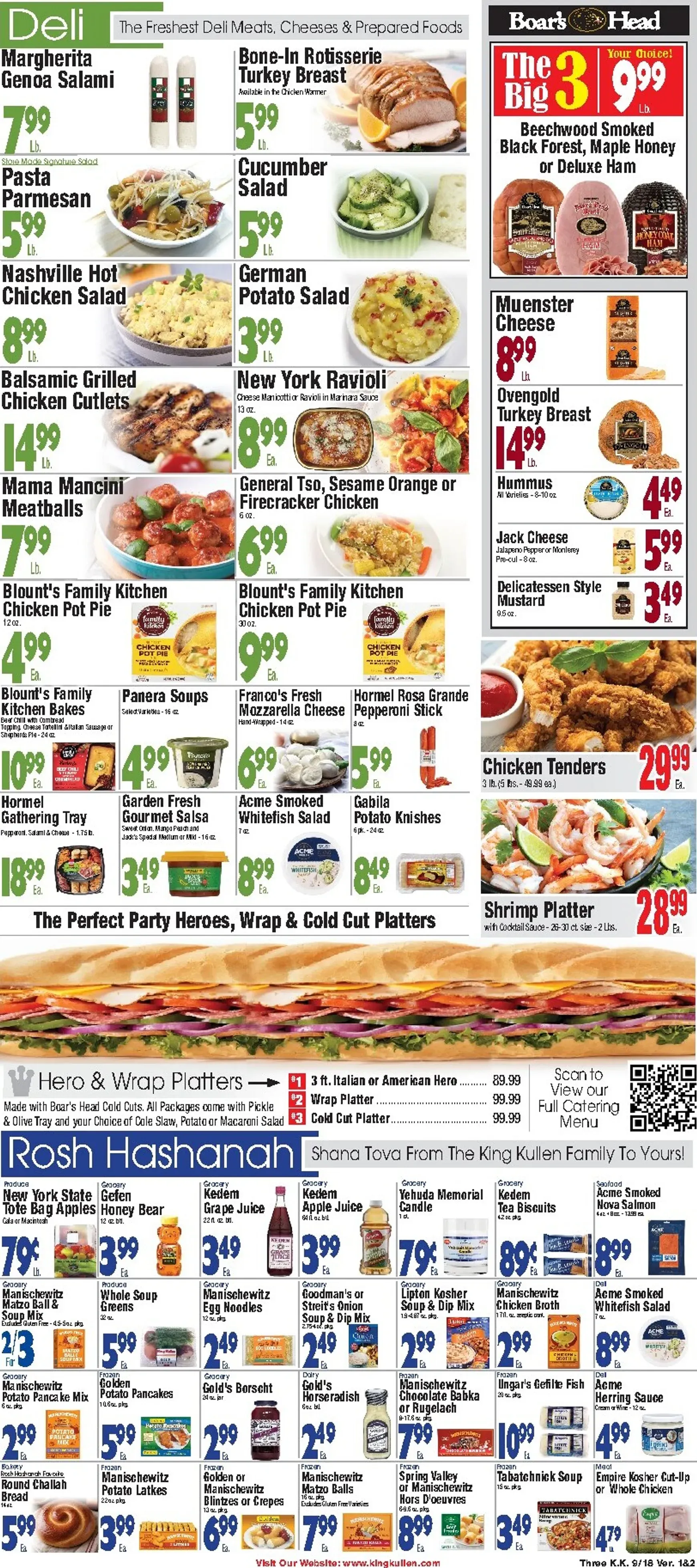 Weekly ad Current King Kullen leaflet valid from Friday 09/18/2026 to Thursday 09/24/2026 from September 18 to September 24 2026 - Page 3