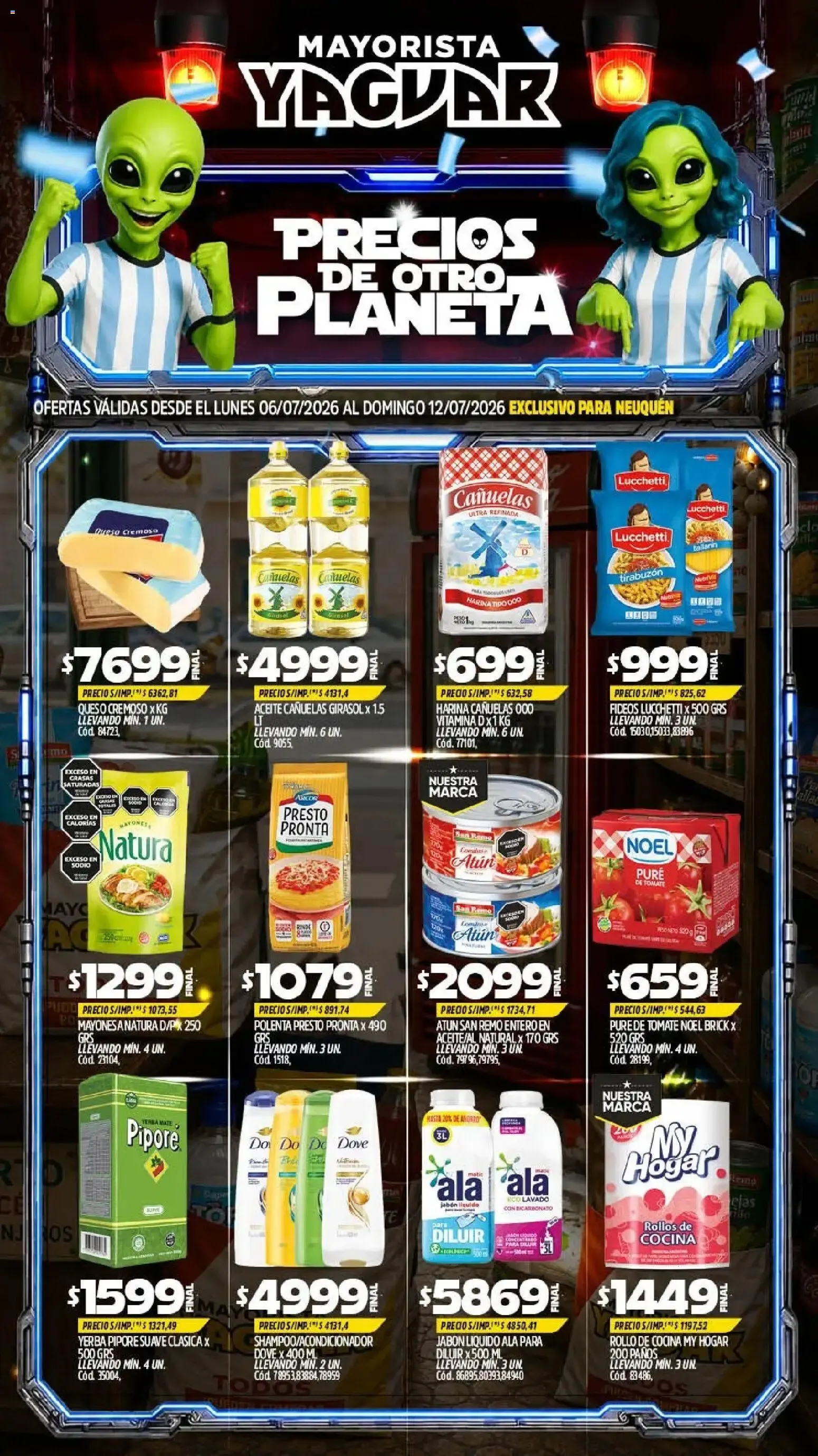 Ofertas de Yaguar - Oferta Semanal Neuquen del 06/07/2026 - 12/07/2026 6 de julio al 12 de julio 2026 - Página 1 del catálogo