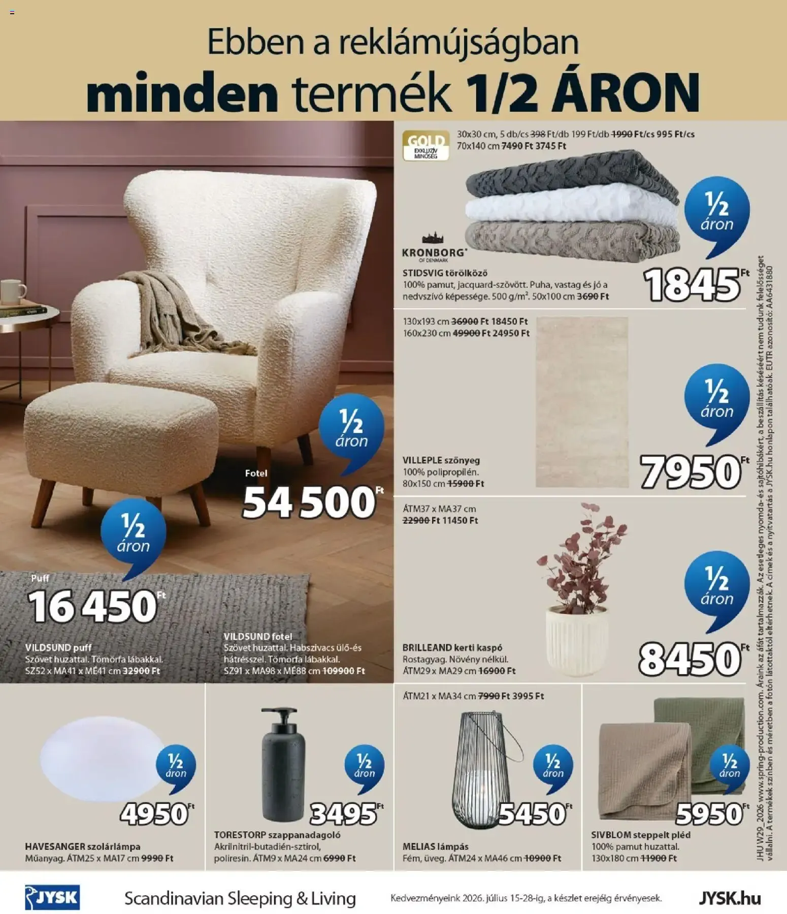 Katalógus JYSK: Todos los productos a 1/2 precio július 15.-tól július 28.-ig 2026. - Oldal 12