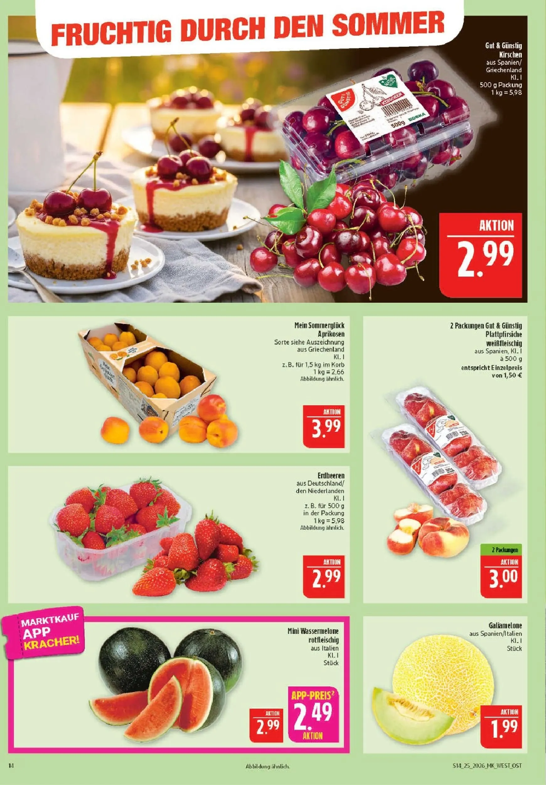 Marktkauf Prospekt nächste Woche – von Montag 15.06.2026 bis Samstag 20.06.2026 von 15. Juni bis 20. Juni 2026 - Prospekt seite 14