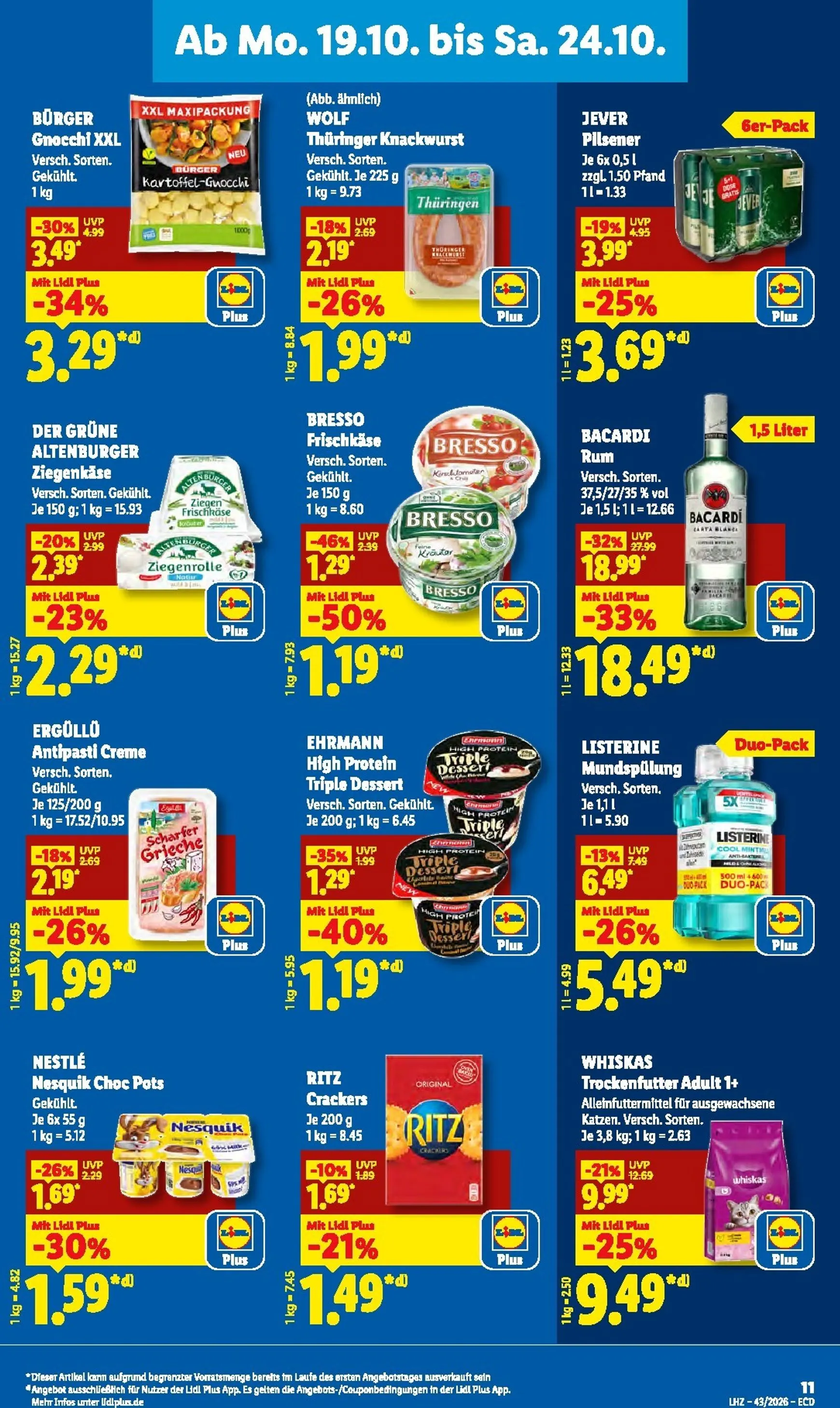Lidl Prospekt nächste Woche – von Montag 19.10.2026 bis Samstag 24.10.2026 von 19. Oktober bis 24. Oktober 2026 - Prospekt seite 20