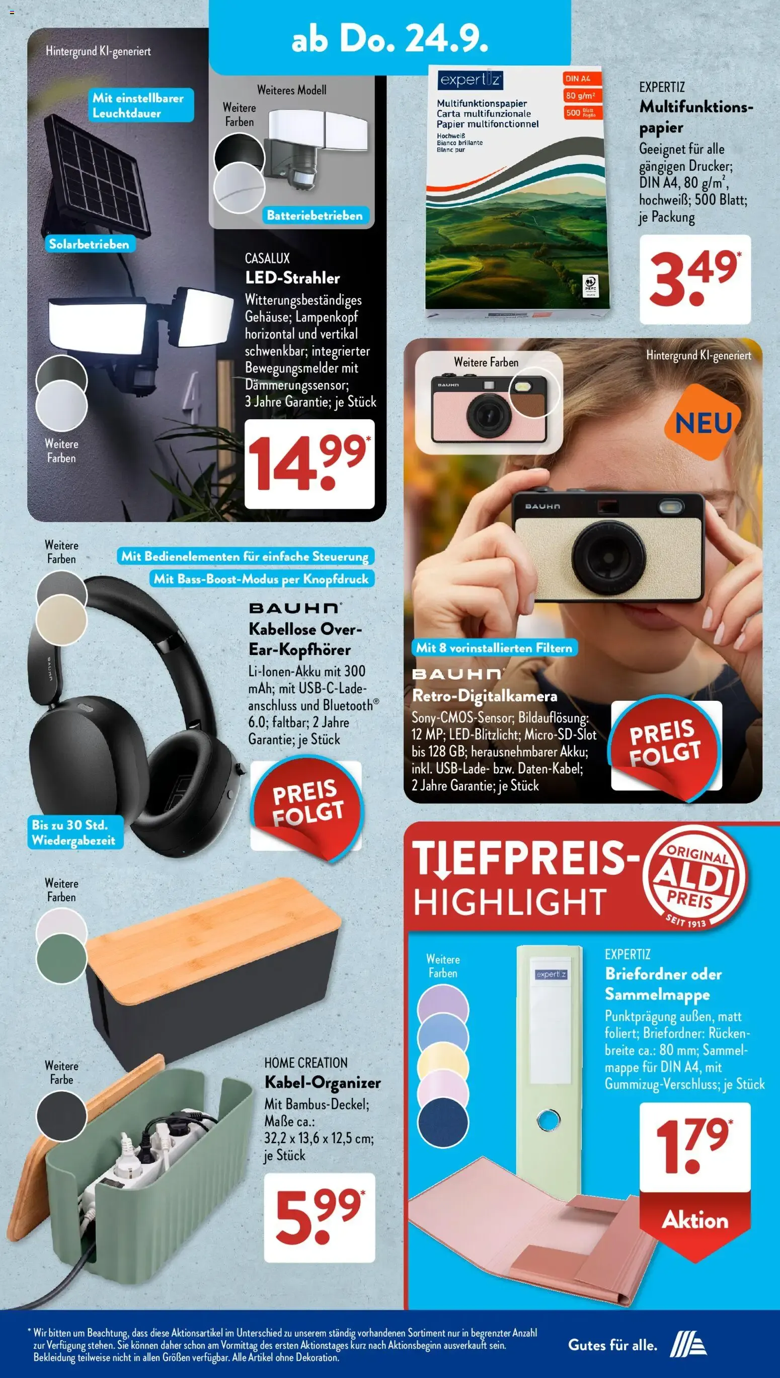 Aldi Süd Prospekt (ab 21.09.2026) zum Blättern von 21. September bis 26. September 2026 - Prospekt seite 9
