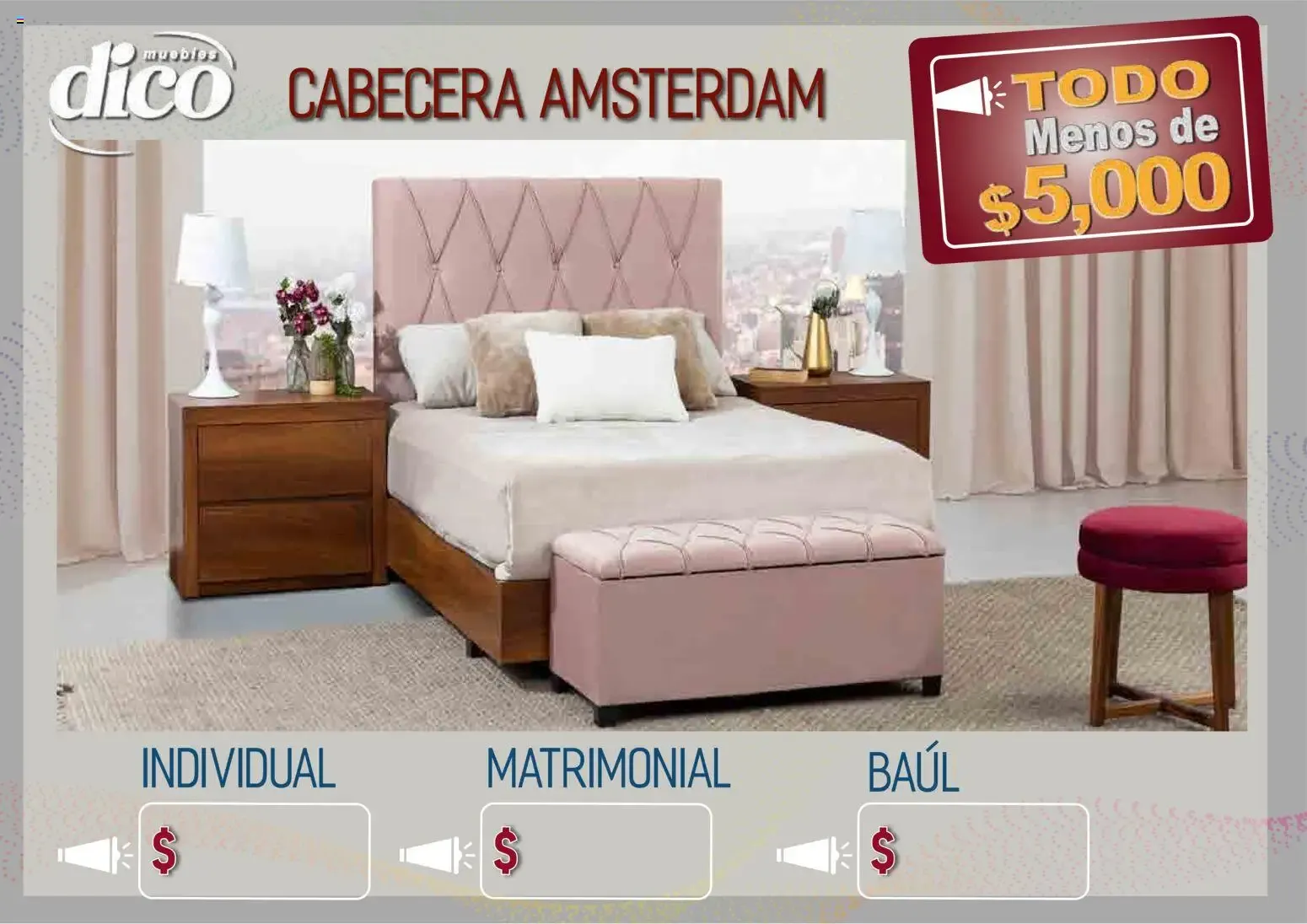 Catálogo de Muebles Dico - Todo Menos de $5,000 9 de abril al 31 de diciembre 2026 - Pagina 12