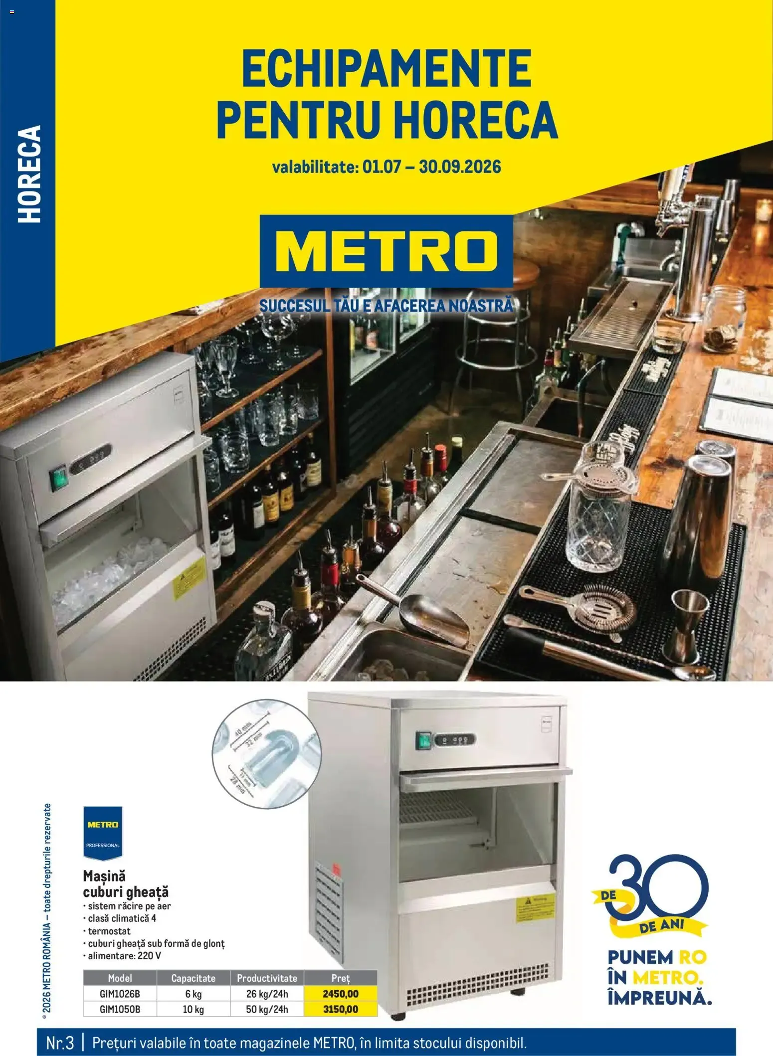 Catalog Metro Catalog Echipamente Pentru Horeca - Oferta 01.07.2026 - 30.09.2026 de la 1 iulie până la 30 septembrie 2026 - Revista Pagina 1
