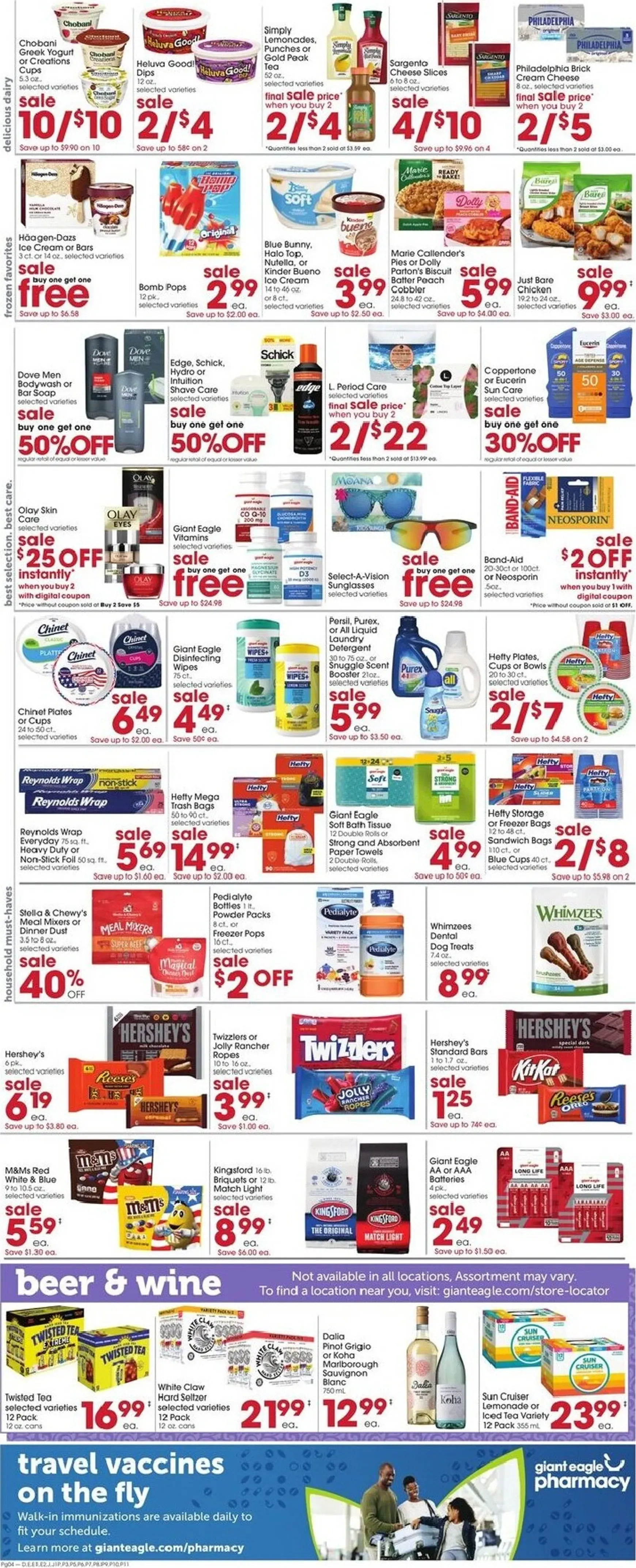 Weekly ad Current Giant Eagle leaflet valid from Thursday 06/25/2026 to Wednesday 07/01/2026 from June 25 to July 1 2026 - Page 4