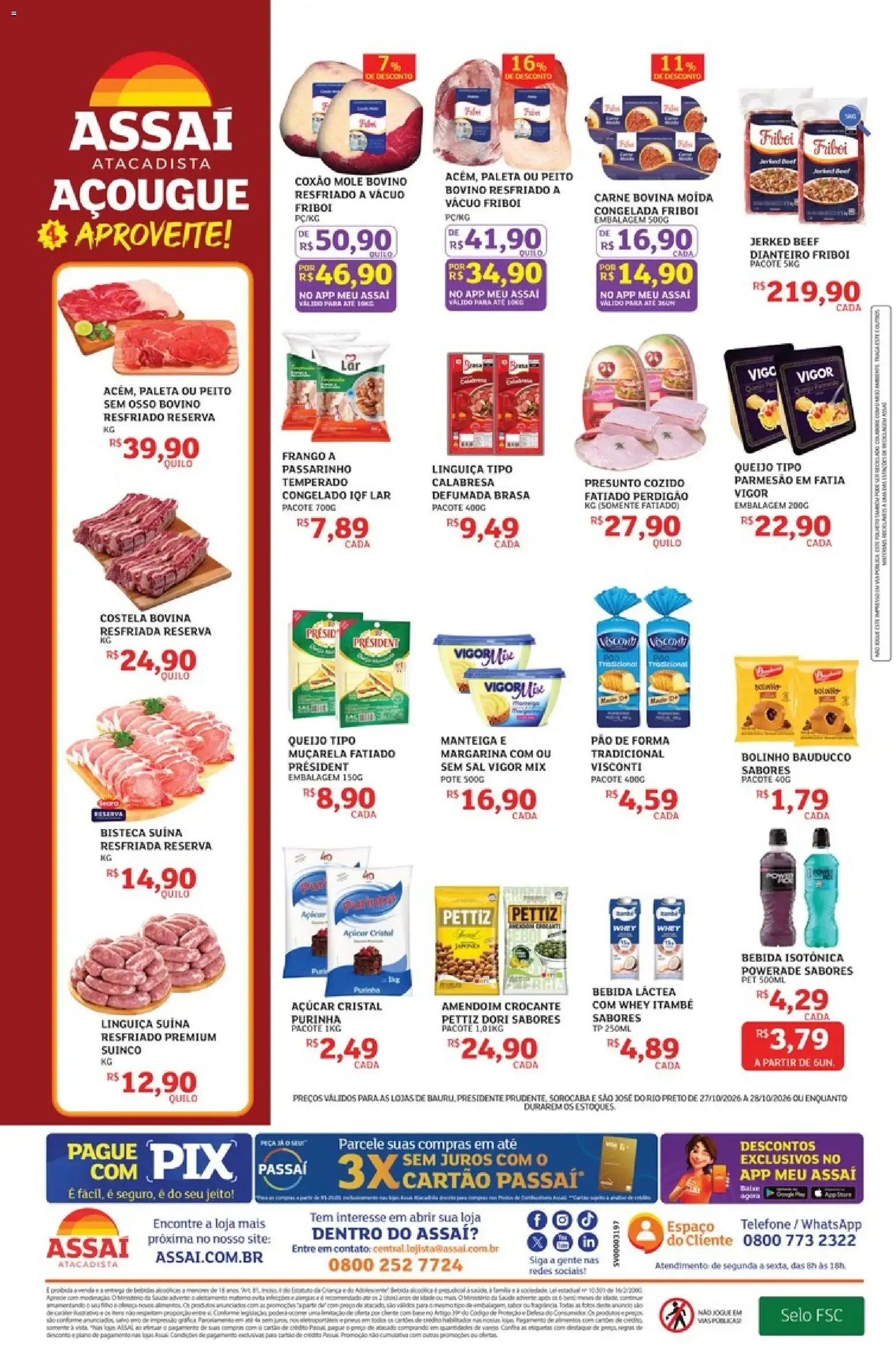 Encarte de Feirassai Assaí Atacadista Ofertas 27 de outubro até 28 de outubro 2026 - Pagina 2