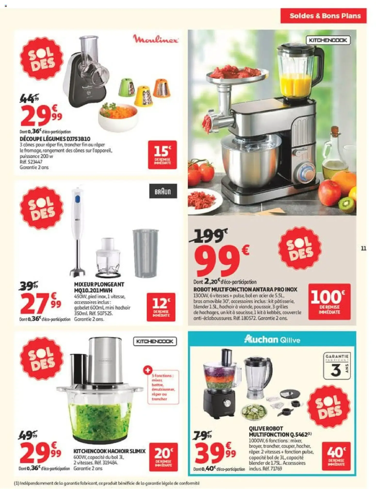 Auchan - Soldes & Bons Plans du 24 juin au 21 juillet 2026 - Catalogue page 11