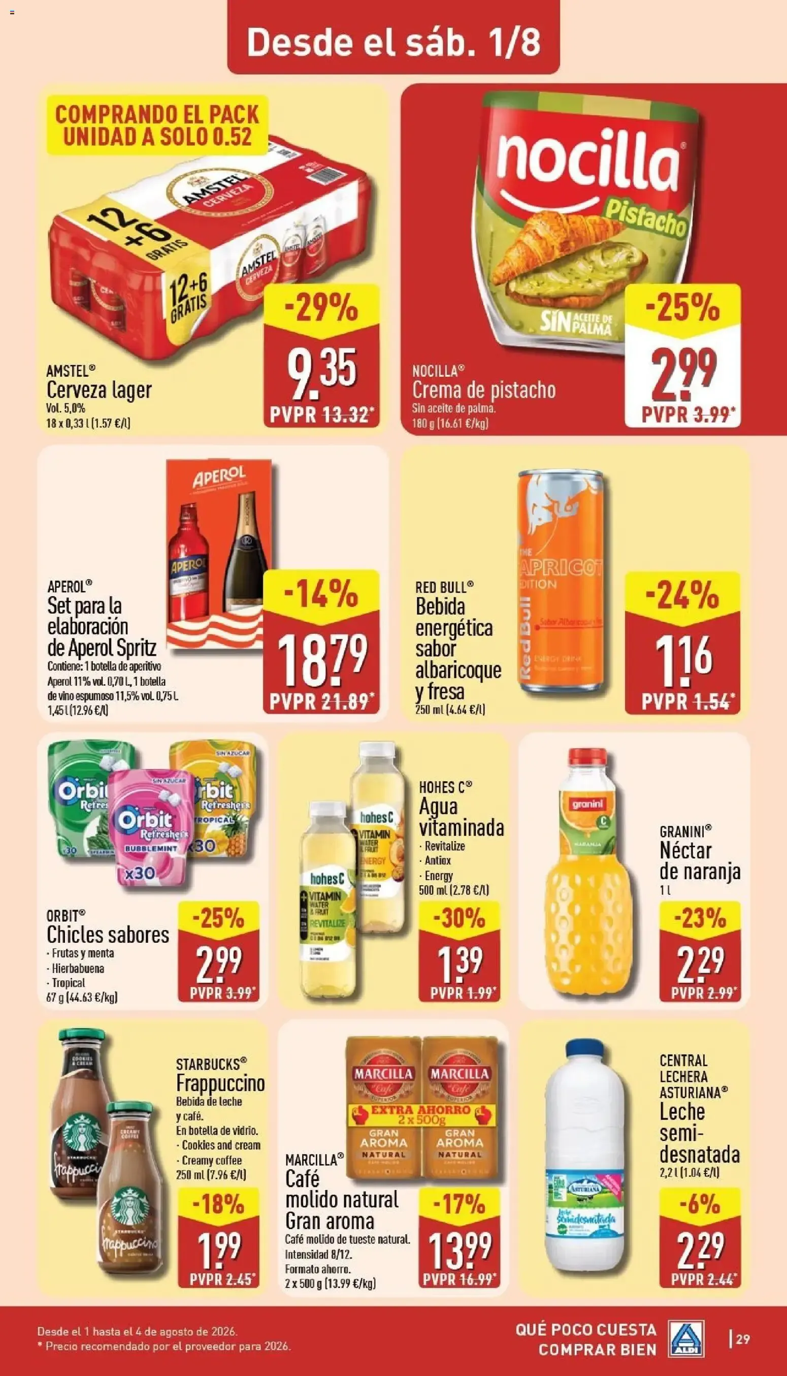 Catálogo de Aldi: Frescura a precios para tirarse a la piscina 27 de julio al 2 de agosto 2026 - Página 29