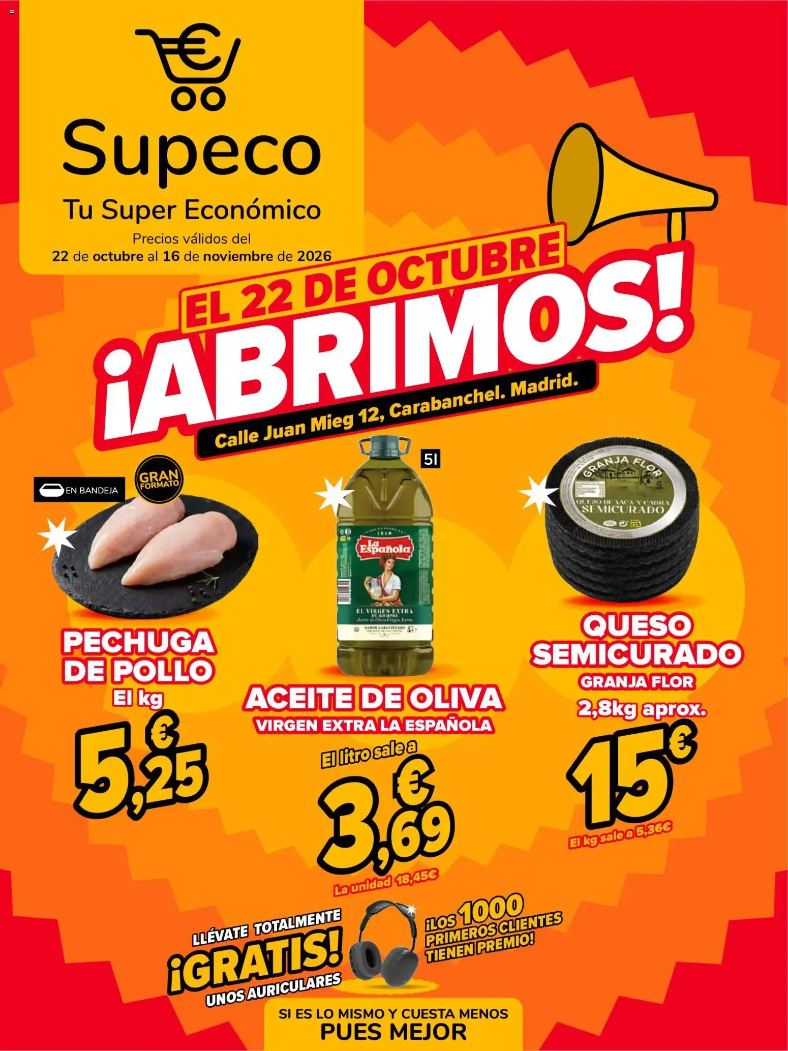 Supeco - folleto 22/10/2026 - 16/11/2026