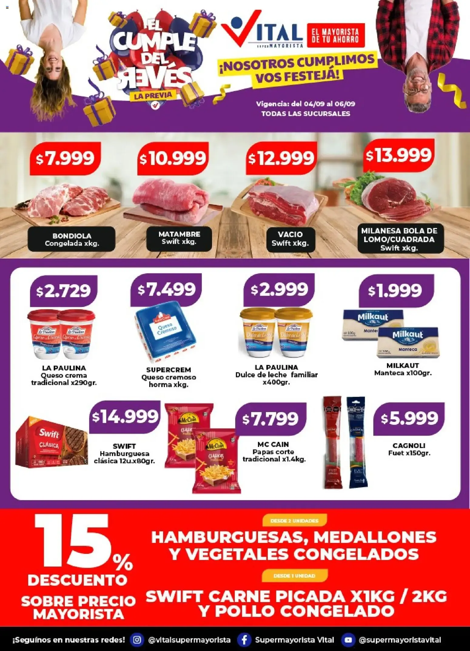 Ofertas de Vital - Ofertas del Finde y Cumple del 13ves 4 de septiembre al 6 de septiembre 2026 - Página 2 del catálogo
