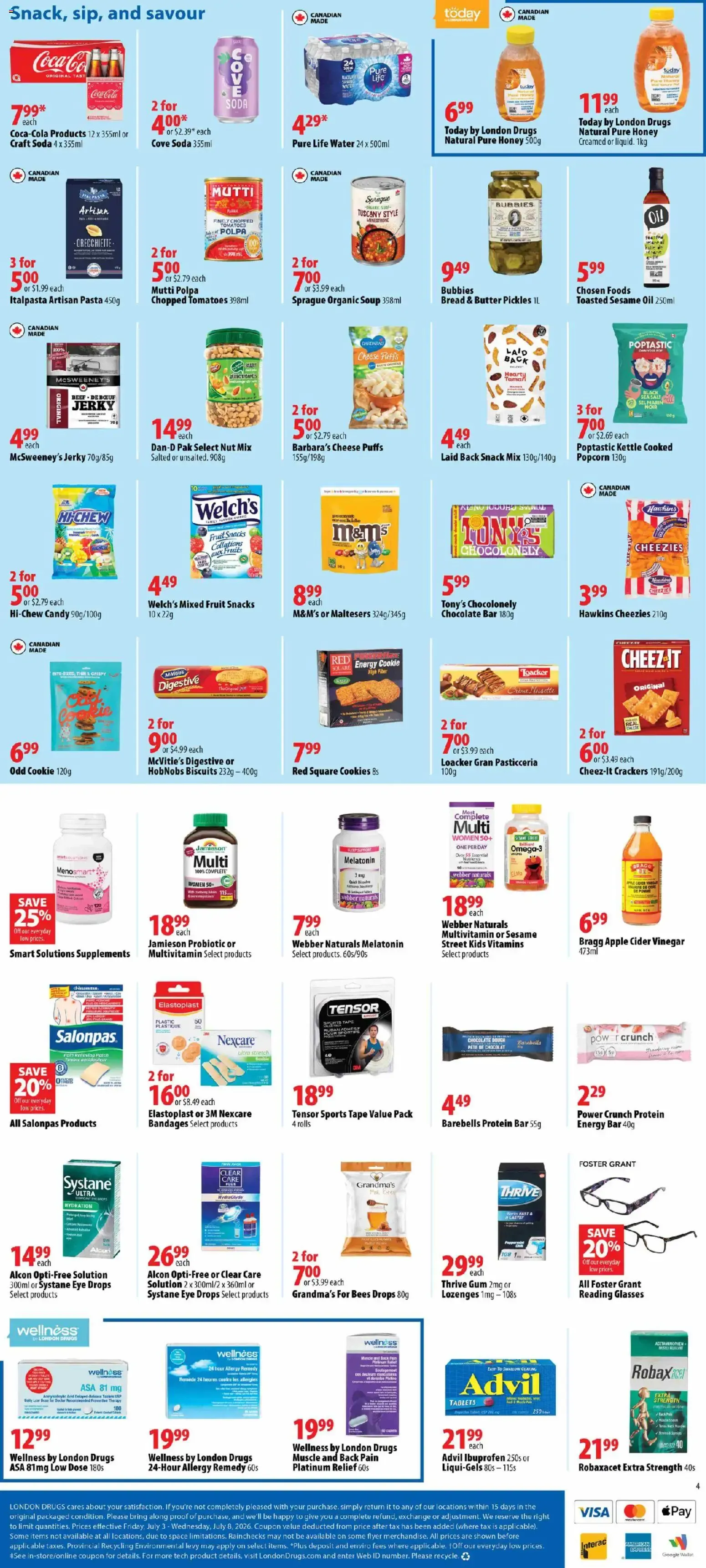 London Drugs weekly flyer / circulaire from Jul 3, 2026 > weekly specials & deals from July 3 to July 8 2026 - flyer page 6