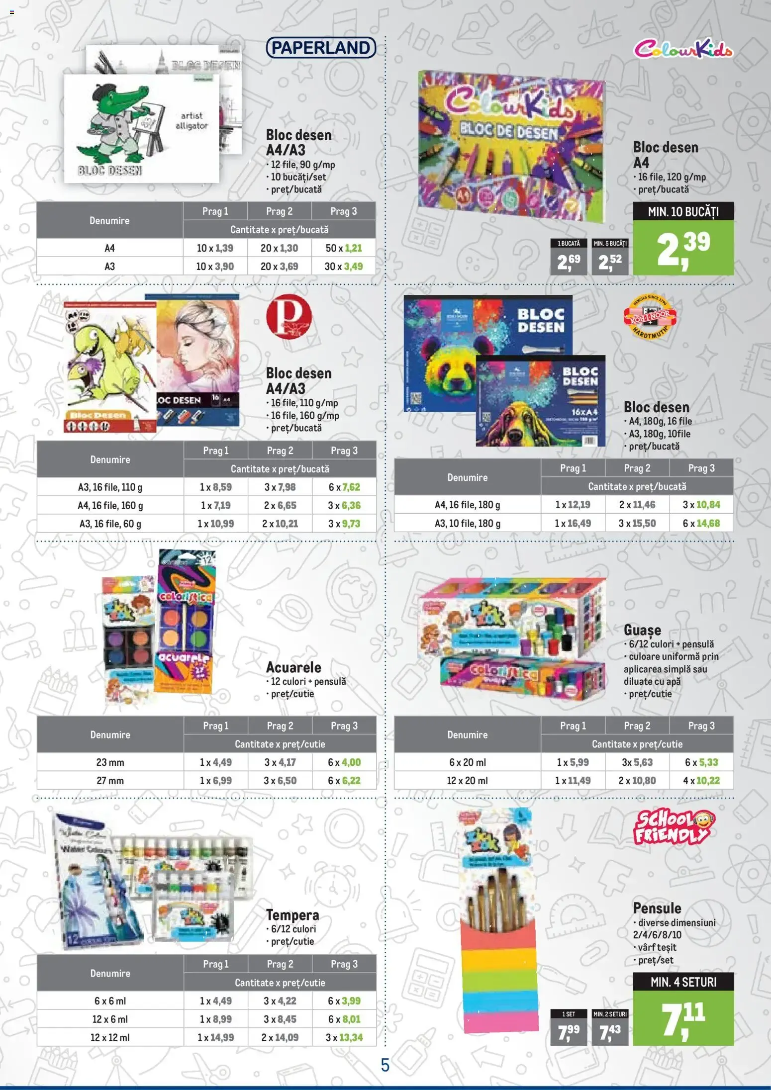 Catalog Ofertas de material escolar para la temporada de vuelta al cole de la 5 august până la 20 septembrie 2026 - Revista Pagina 5