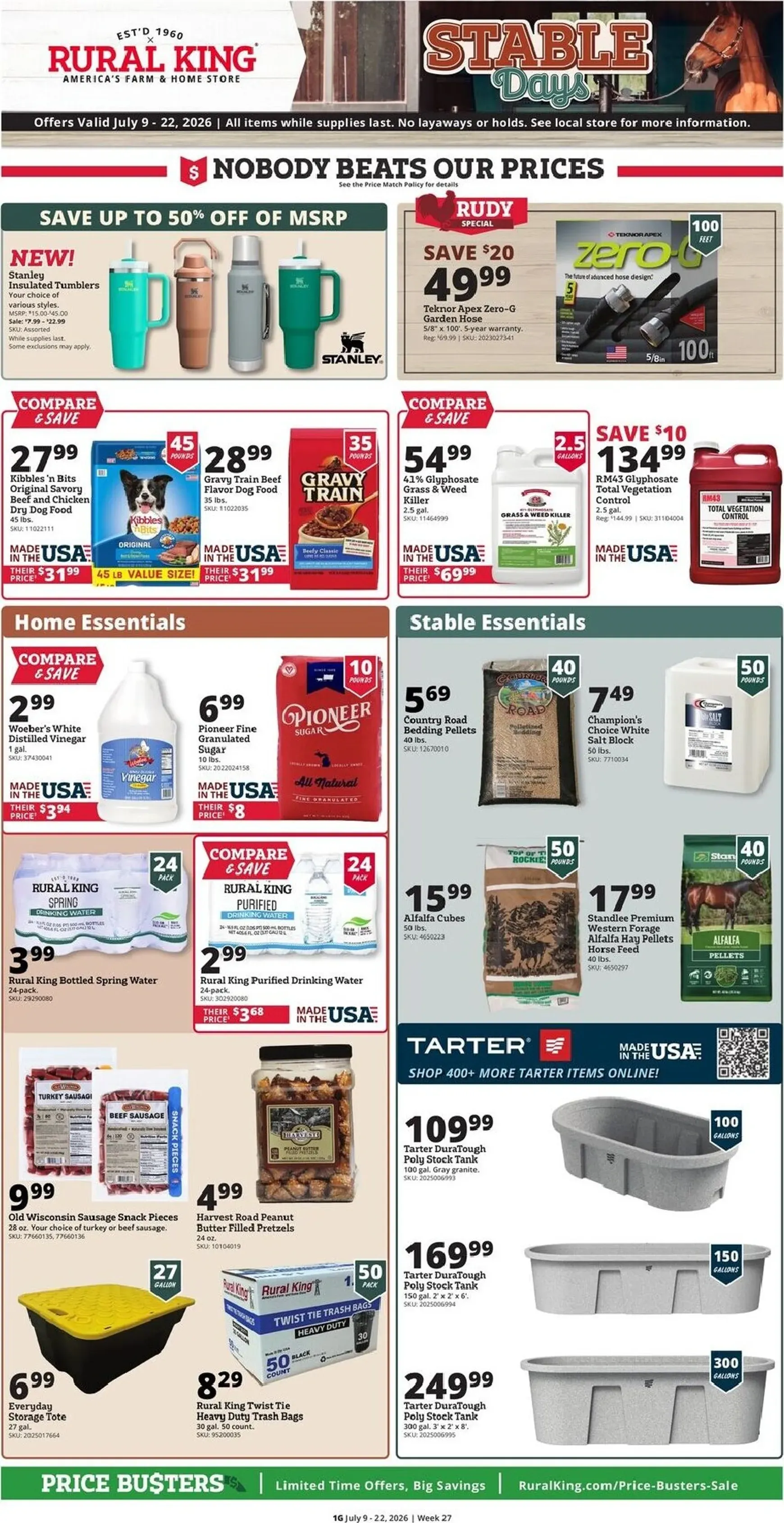 Weekly ad Current Rural King leaflet valid from Thursday 07/09/2026 to Wednesday 07/22/2026 from July 9 to July 22 2026 - Page 3