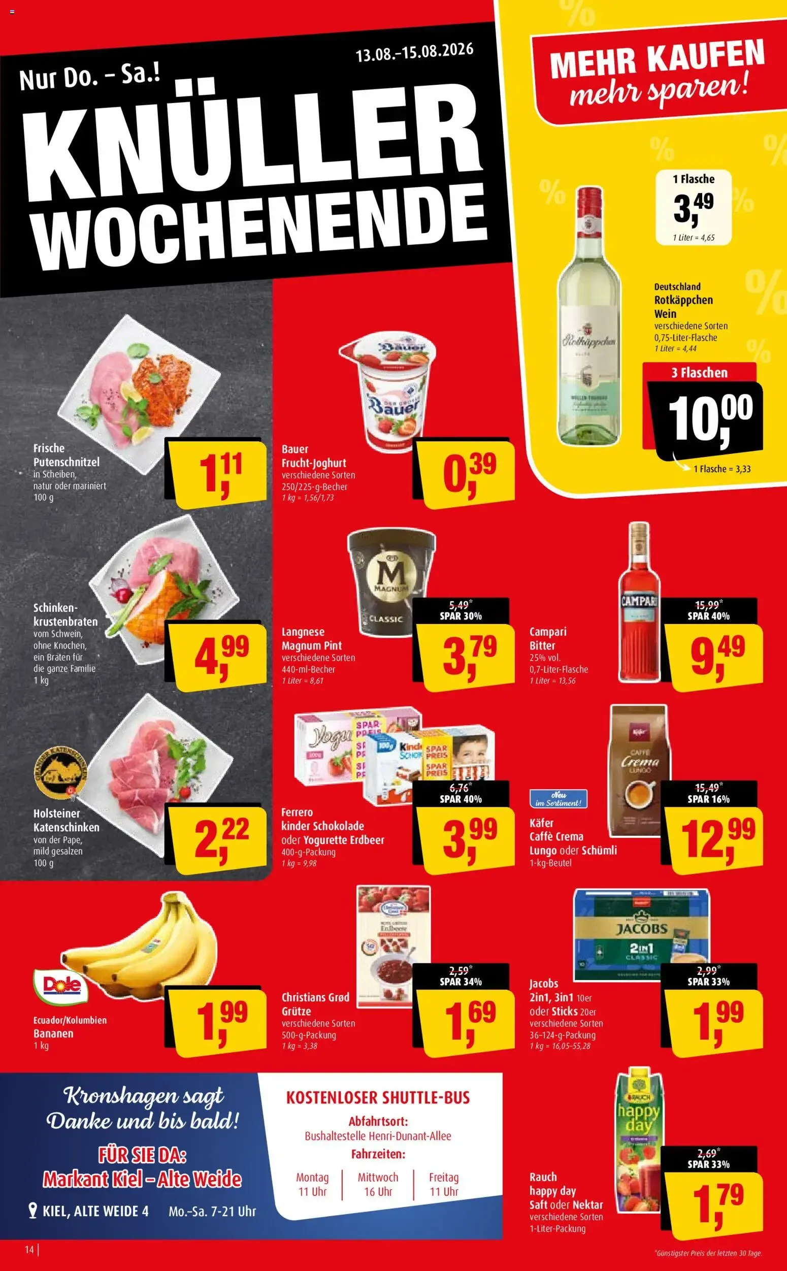 Markant Prospekt (ab 10.08.2026) zum Blättern von 10. August bis 15. August 2026 - Prospekt seite 14
