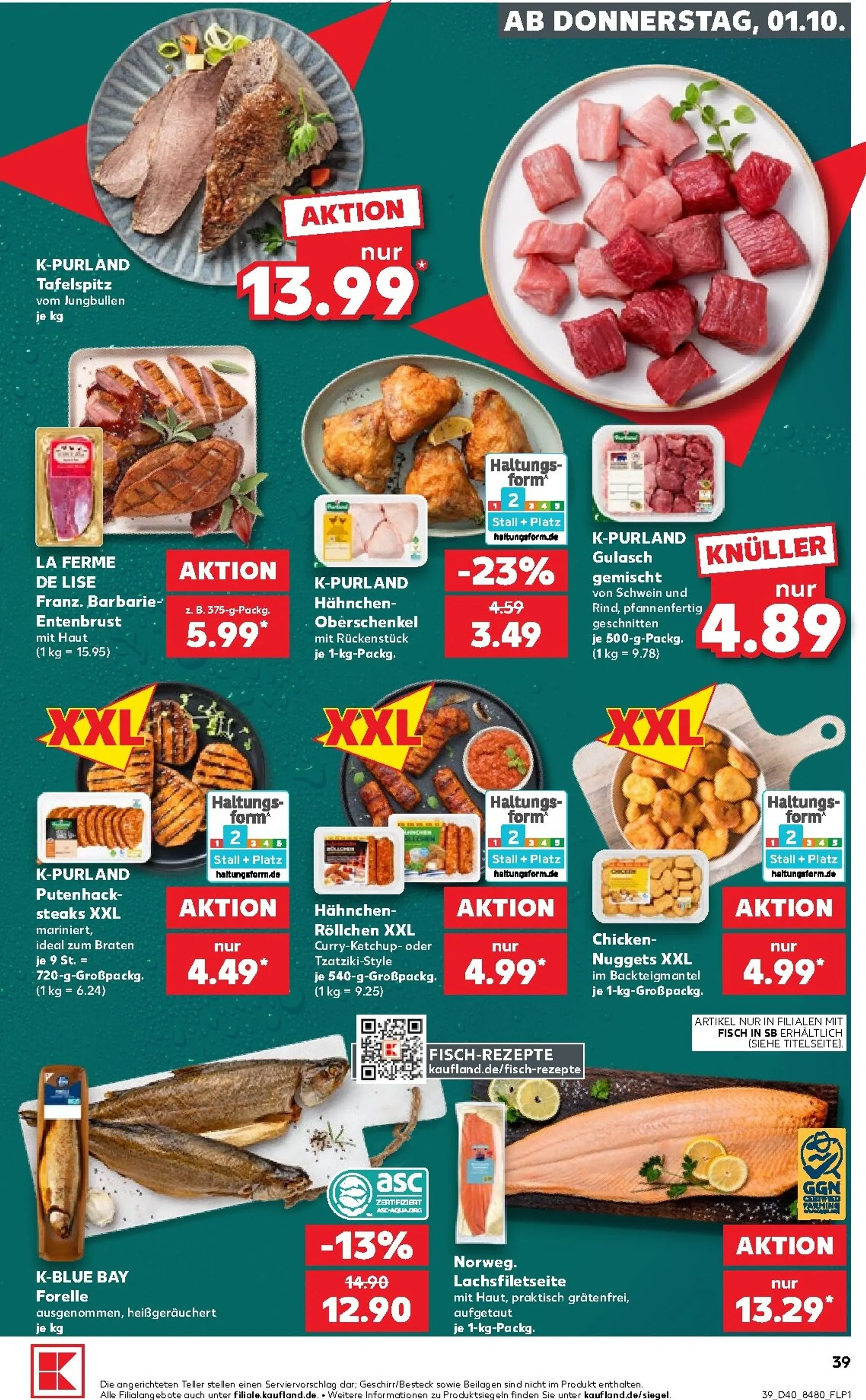 Neuer Kaufland Prospekt – von Donnerstag 01.10.2026 bis Mittwoch 07.10.2026 von 1. Oktober bis 7. Oktober 2026 - Prospekt seite 40