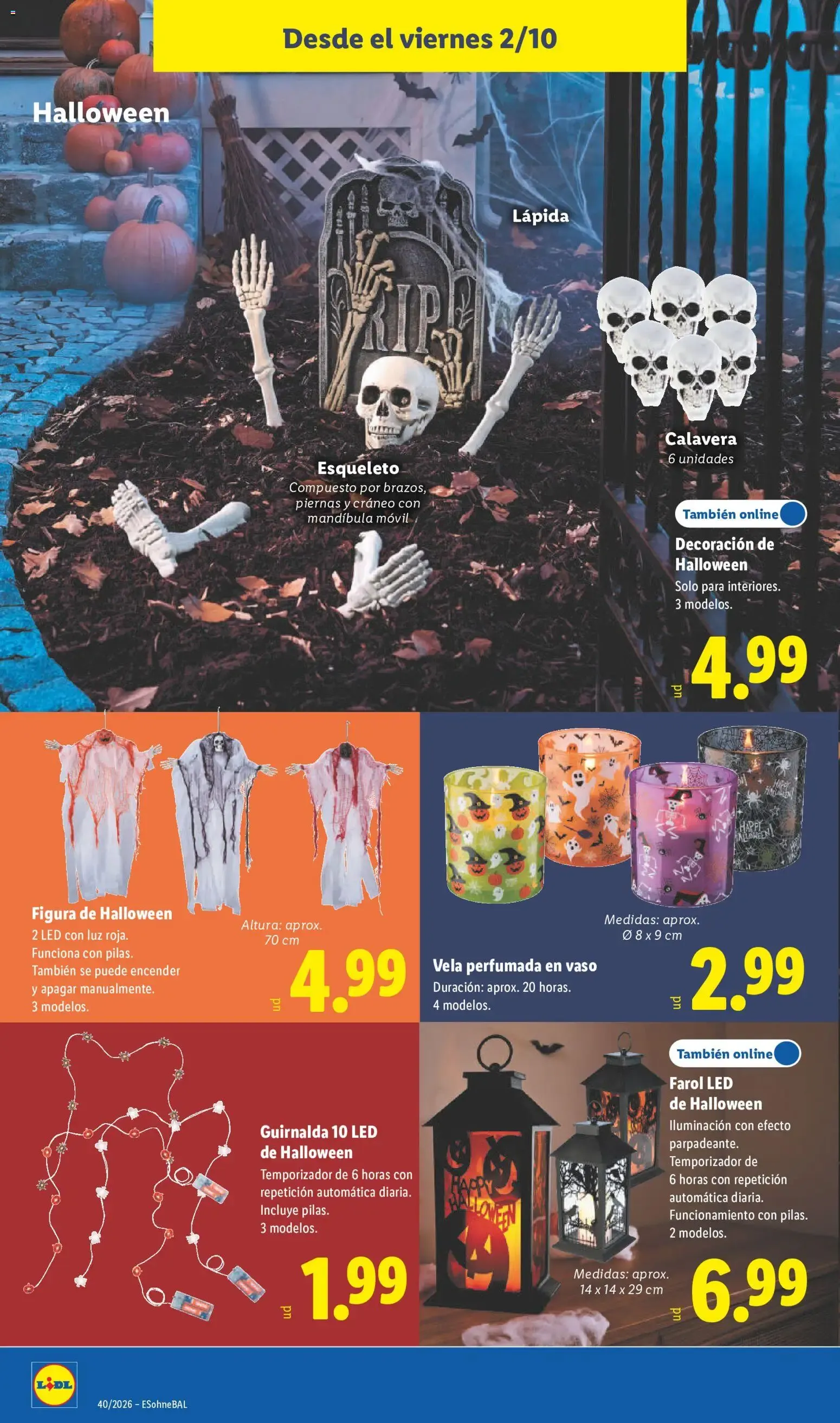 Catálogo de Lidl folleto de bazar del 28/09/2026 | Ofertas 28 de septiembre al 4 de octubre 2026 - Página 28