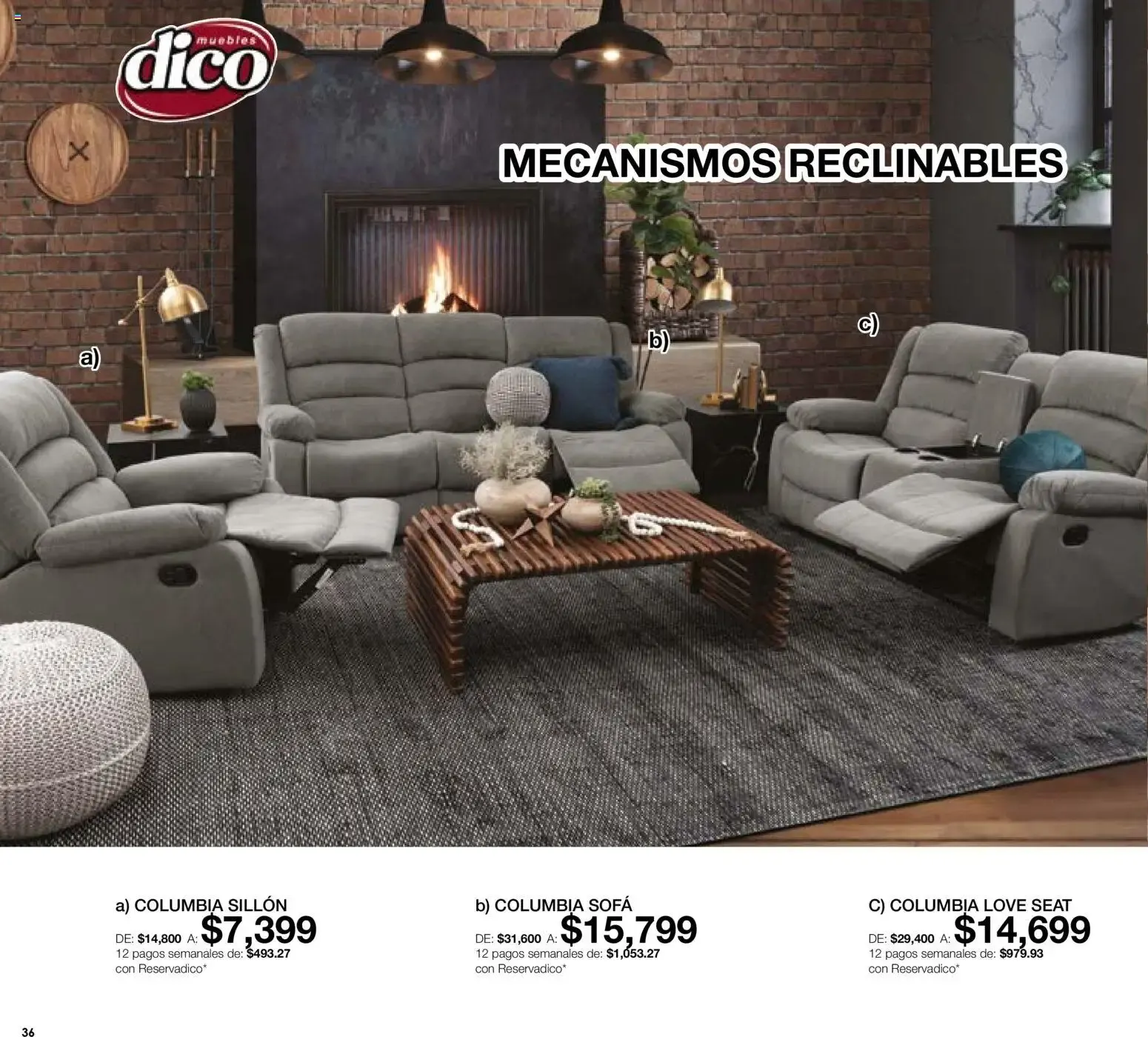 Catálogo de Muebles Dico - Medio Año Medio Precio 1 de julio al 31 de julio 2026 - Pagina 36
