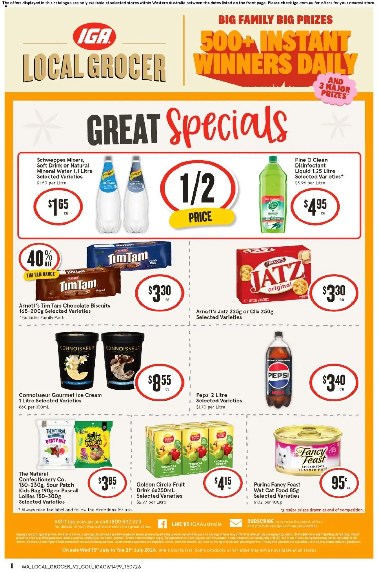 IGA Local Grocer - Big Family Big Prizes - Catalogue valid from 15 July to 21 July 2026 - page 2