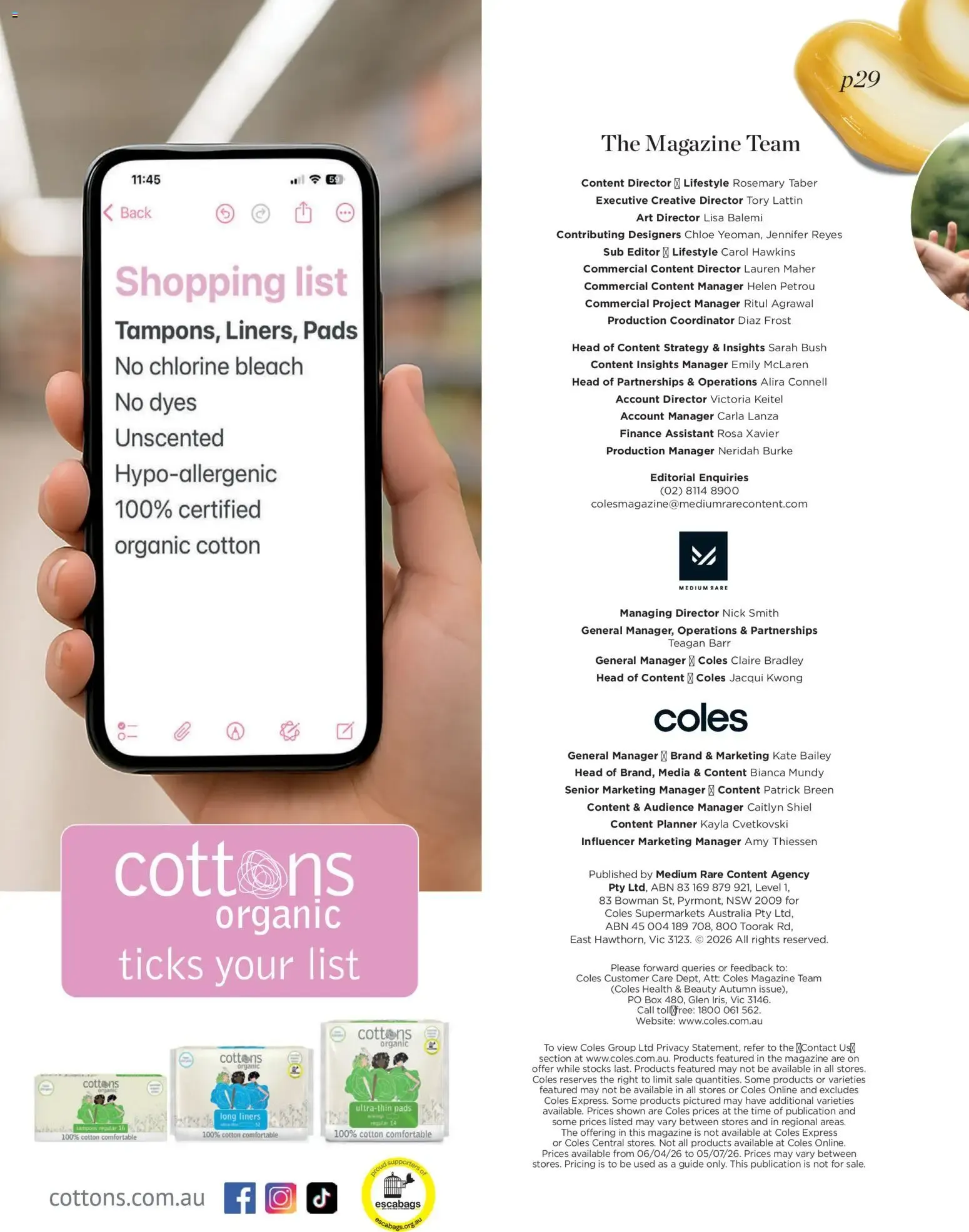 Coles Health & Beauty - Catalogue valid from 7 April to 2 October 2026 - page 4