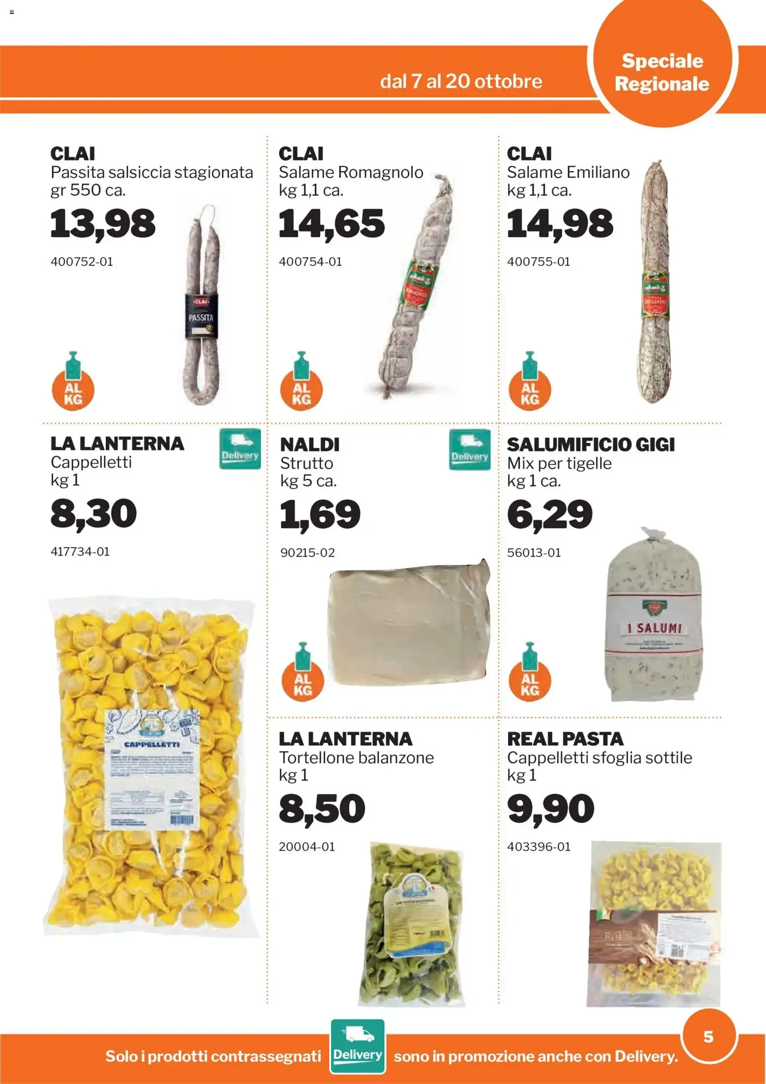 GrosMarket Speciale Emilia Romagna da 7 ottobre a 20 ottobre di 2026 - Pagina del volantino 5