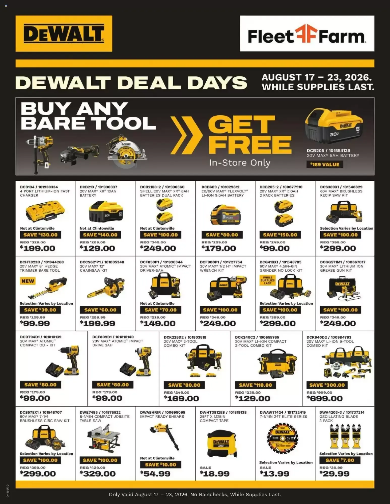 Weekly ad DeWalt Deal Days - Gana un Paquete de Herramientas from August 17 to August 23 2026 - Page 2