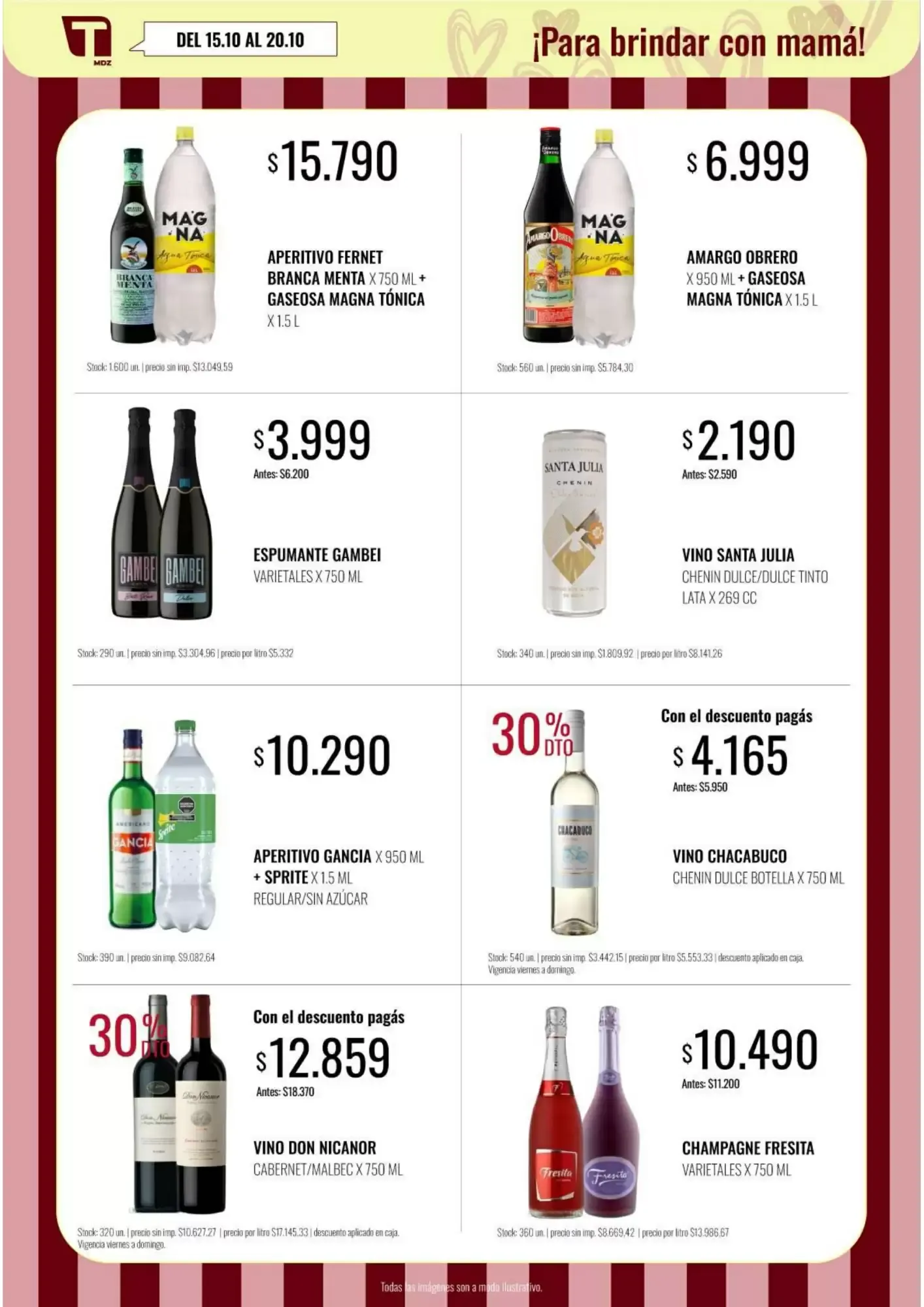 Ofertas de Catálogo de Ofertas Tadicor Mayorista - Minorista 15 de octubre al 20 de octubre 2026 - Página 4 del catálogo