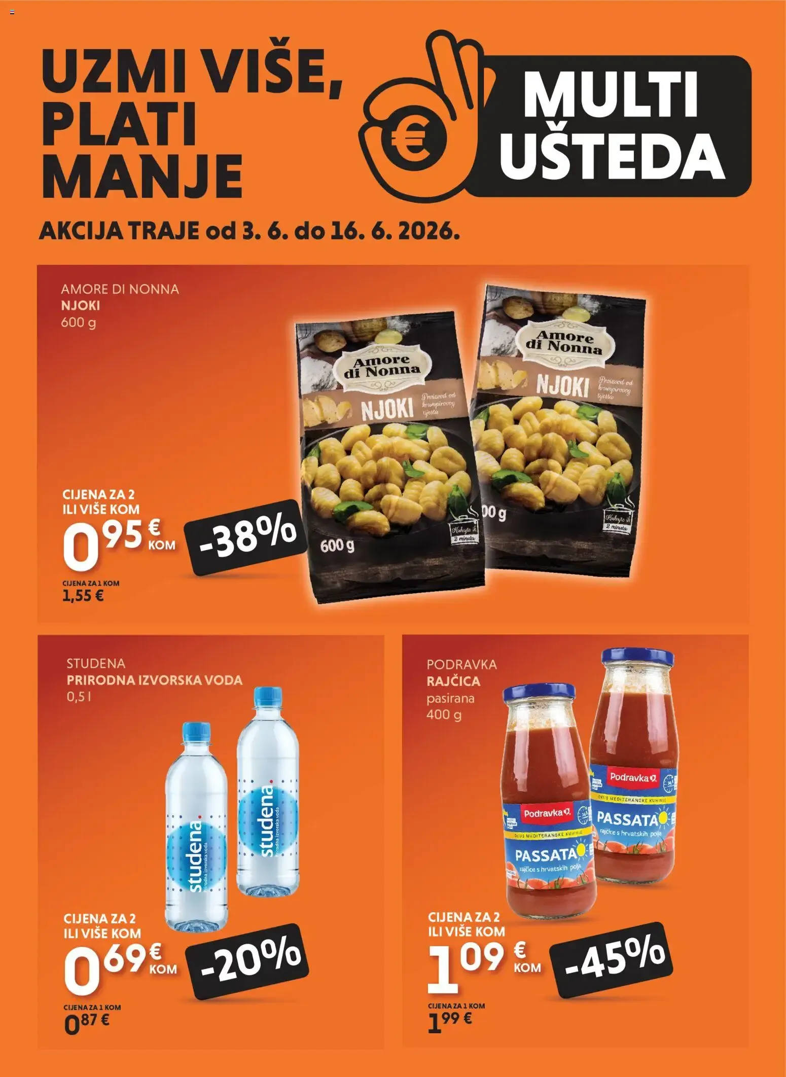 Katalog UZMI VIŠE, PLATI MANJE od 3. lipnja do 16. lipnja 2026. - Pregled Stranica 1