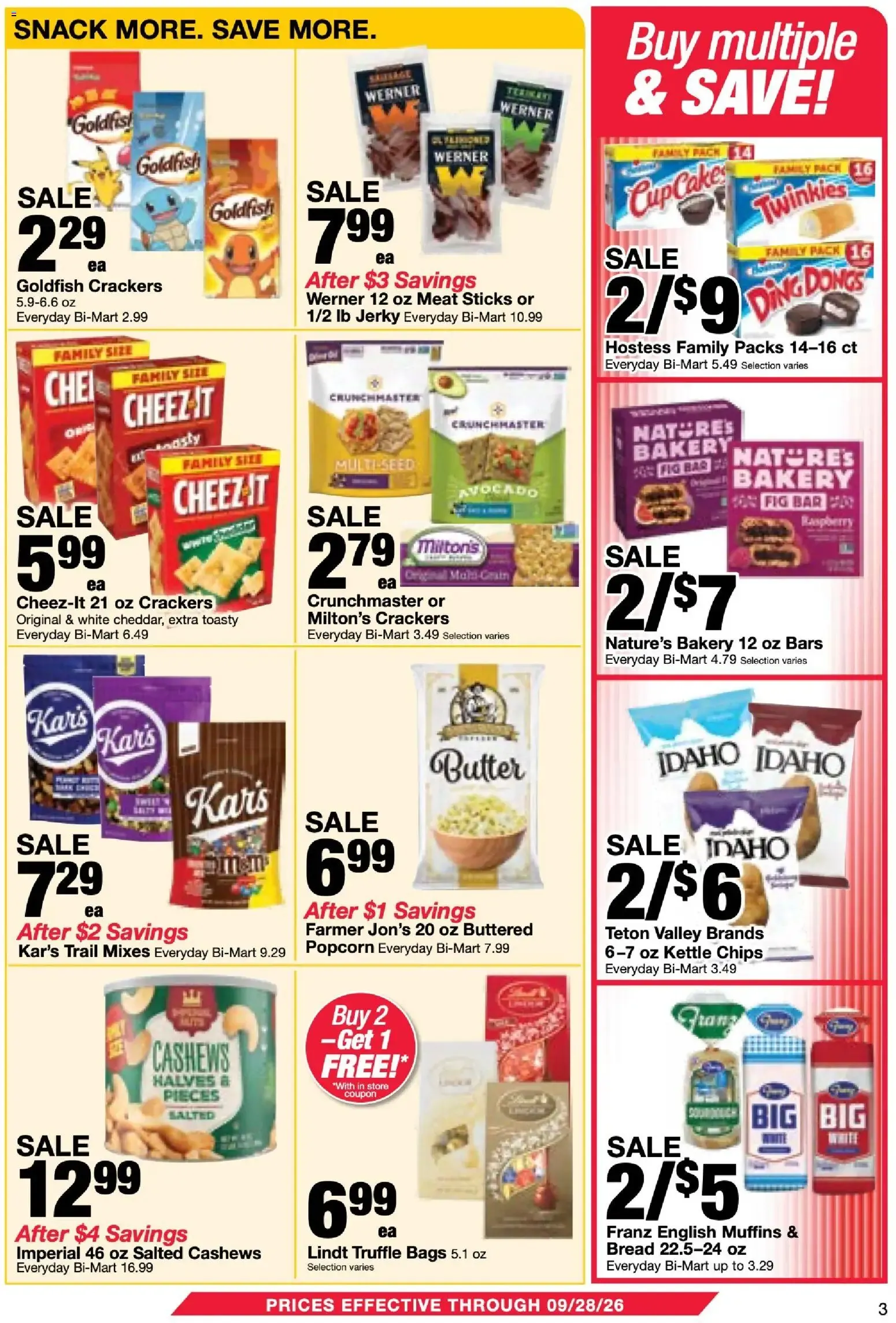 Weekly ad Bi-Mart Weekly Ad from 09/15/2026 - Flyer from September 15 to September 28 2026 - Page 3