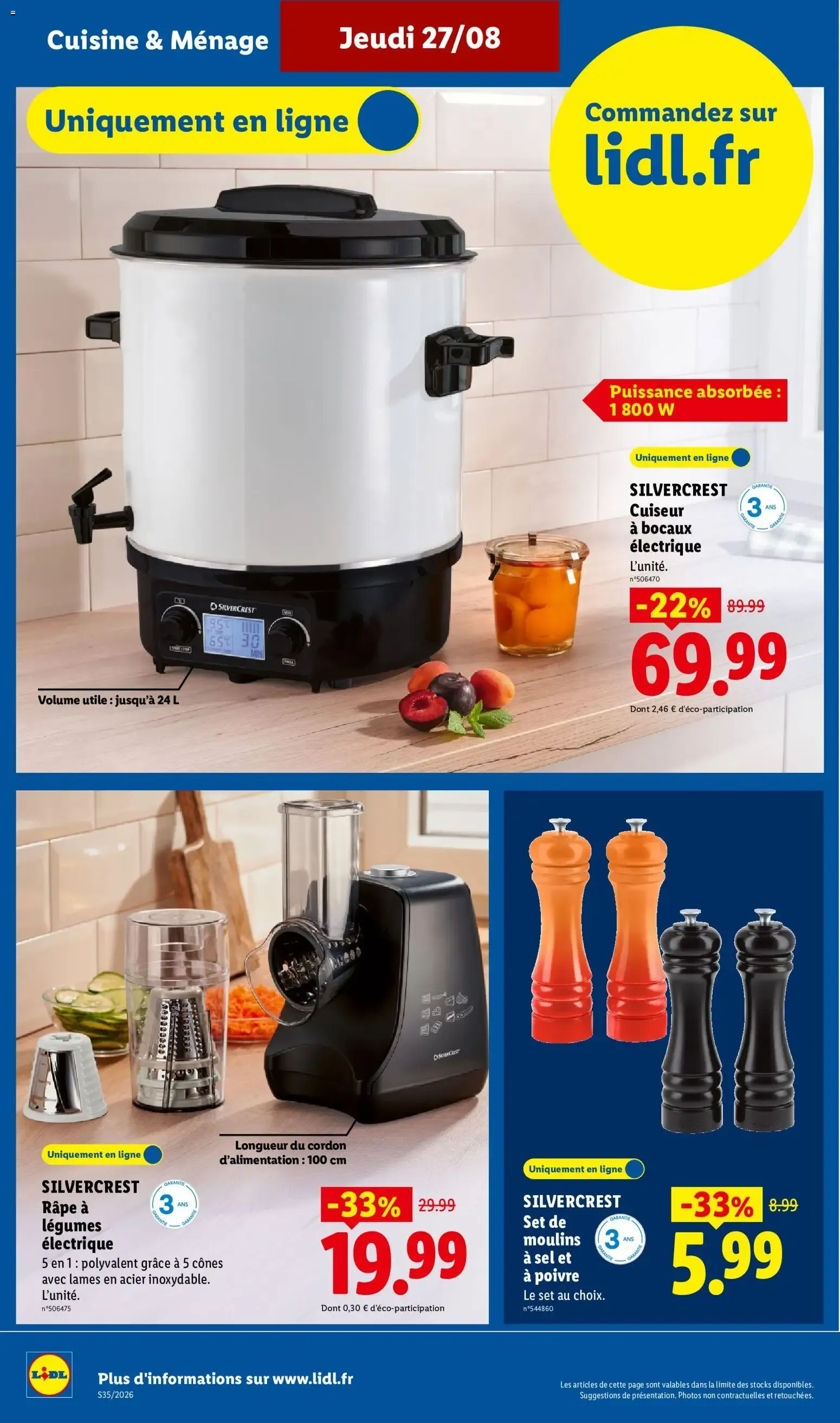 Catalogue LIDL du 24/08/2026 | Promo prospectus en ligne du 24 août au 27 août 2026 - Catalogue page 8