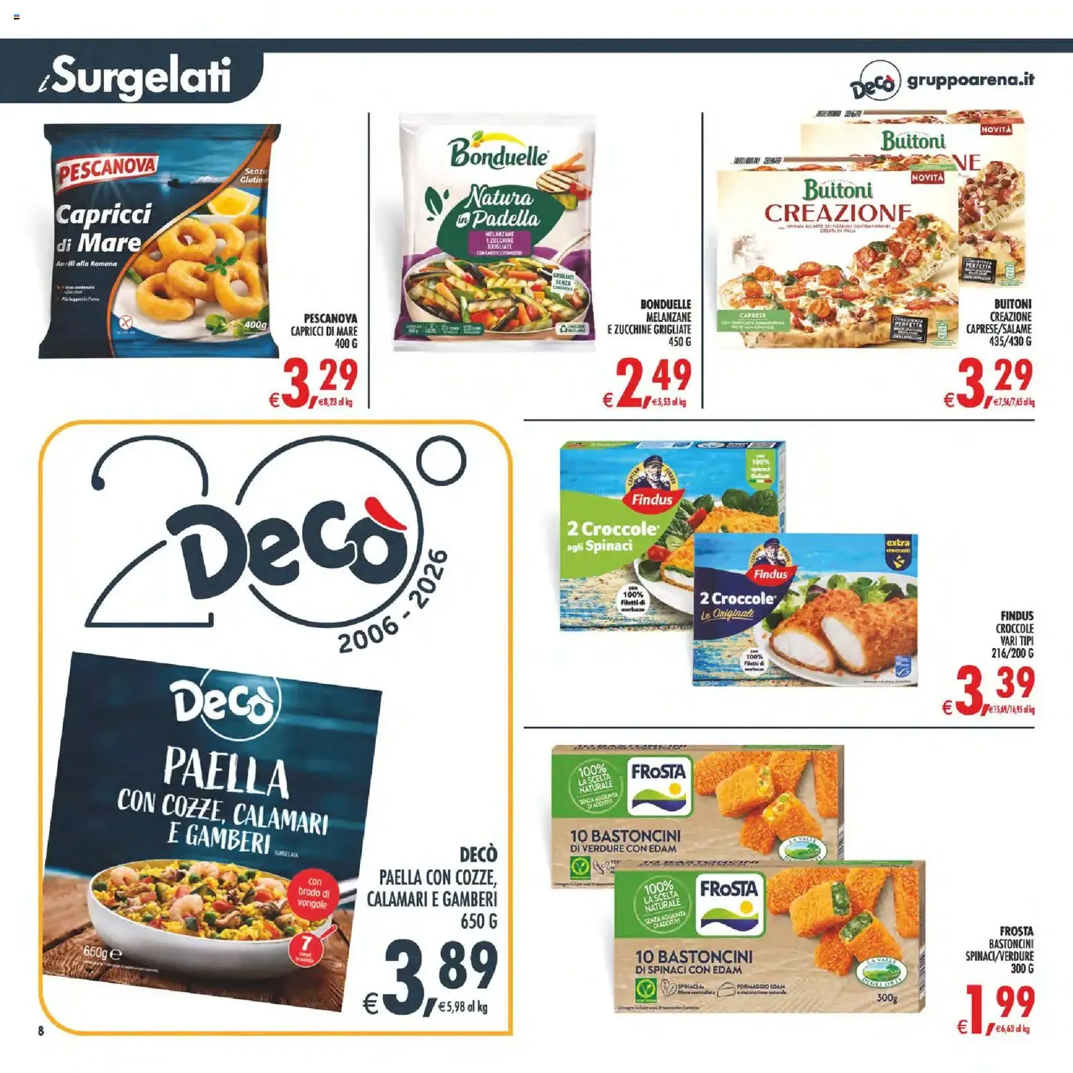 Nuovo Decò volantino Maxistore, Supermercati Lipari dal 01/09/2026 > offerte anteprima 🛍️ da 1 settembre a 10 settembre di 2026 - Pagina del volantino 8