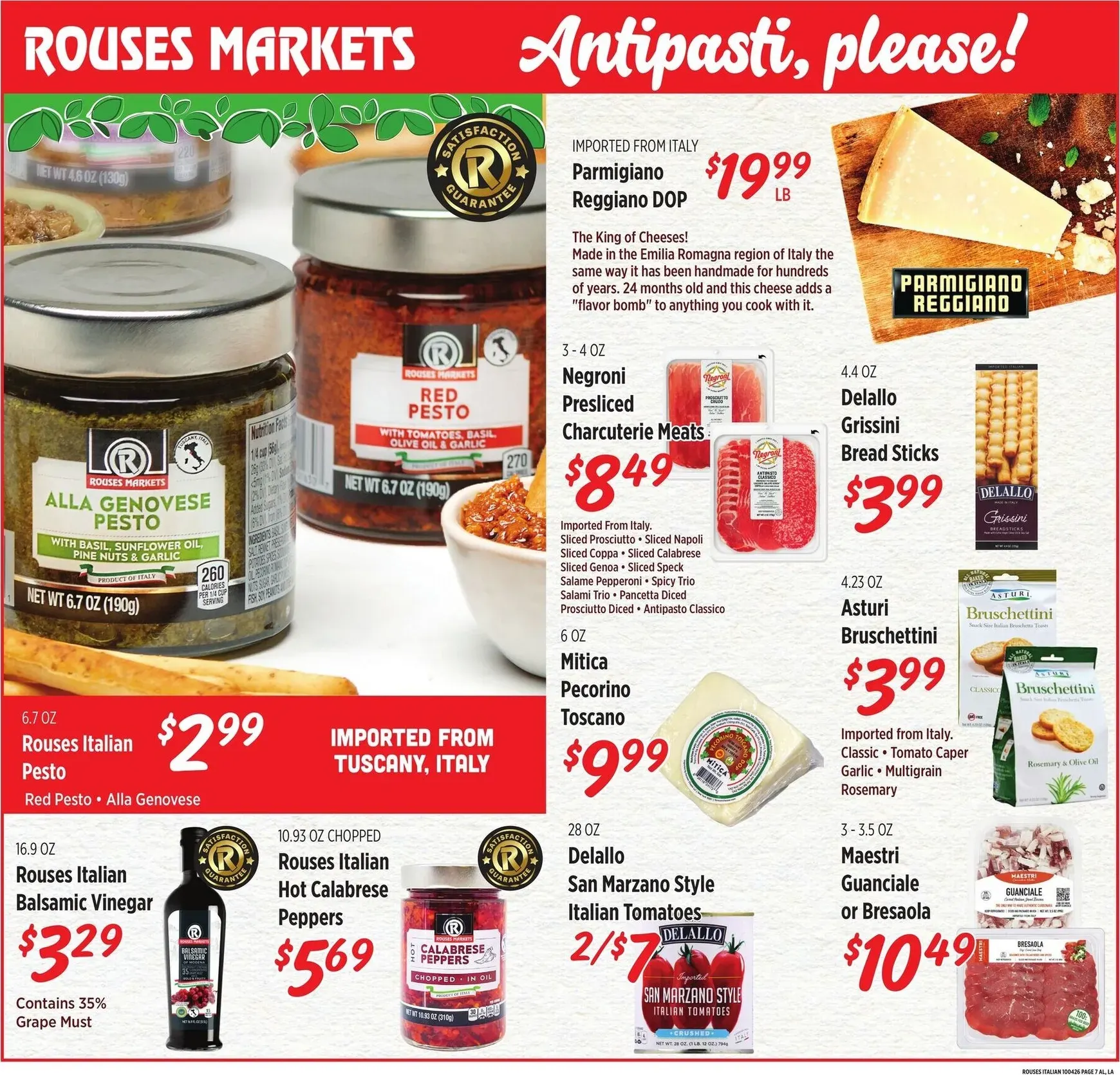 Weekly ad Current Rouses Markets - Italian leaflet valid from Wednesday 09/30/2026 to Wednesday 11/04/2026 from September 30 to November 4 2026 - Page 7