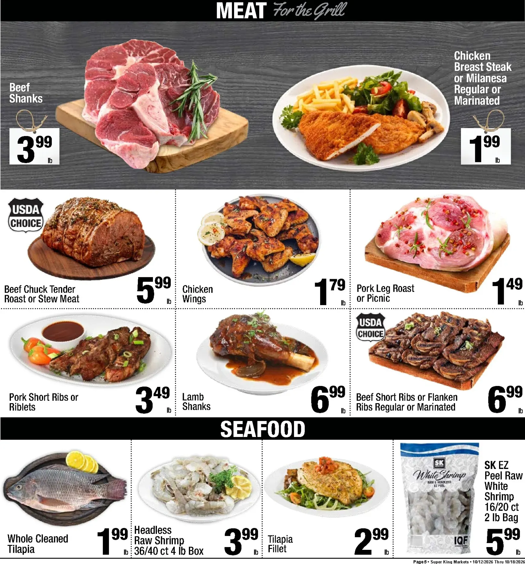 Weekly ad Current Super King leaflet valid from Monday 10/12/2026 to Sunday 10/18/2026 from October 12 to October 18 2026 - Page 5