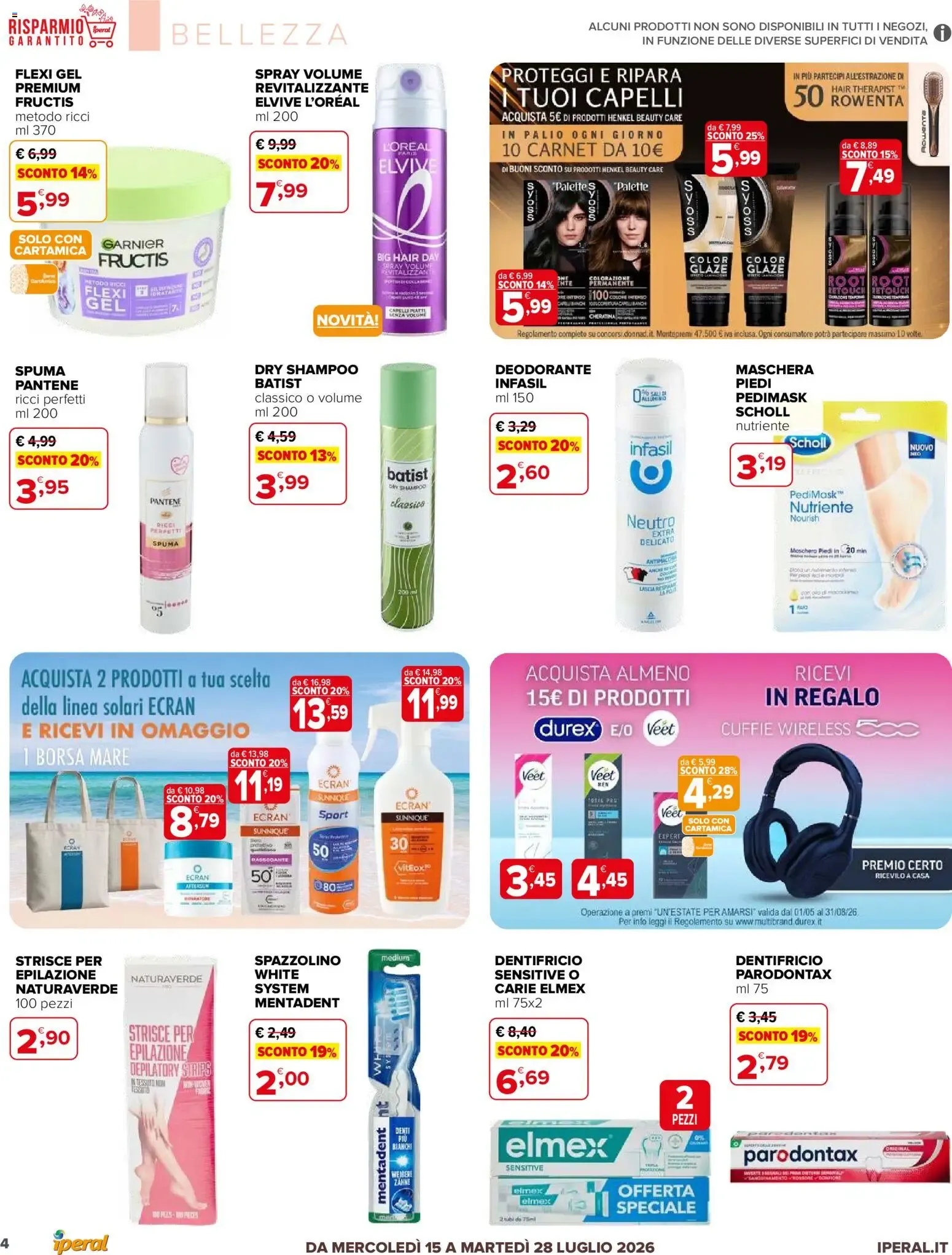 Nuovo Iperal volantino Igiene e Bellezza dal 15/07/2026 > offerte anteprima 🛍️ da 15 luglio a 28 luglio di 2026 - Pagina del volantino 4