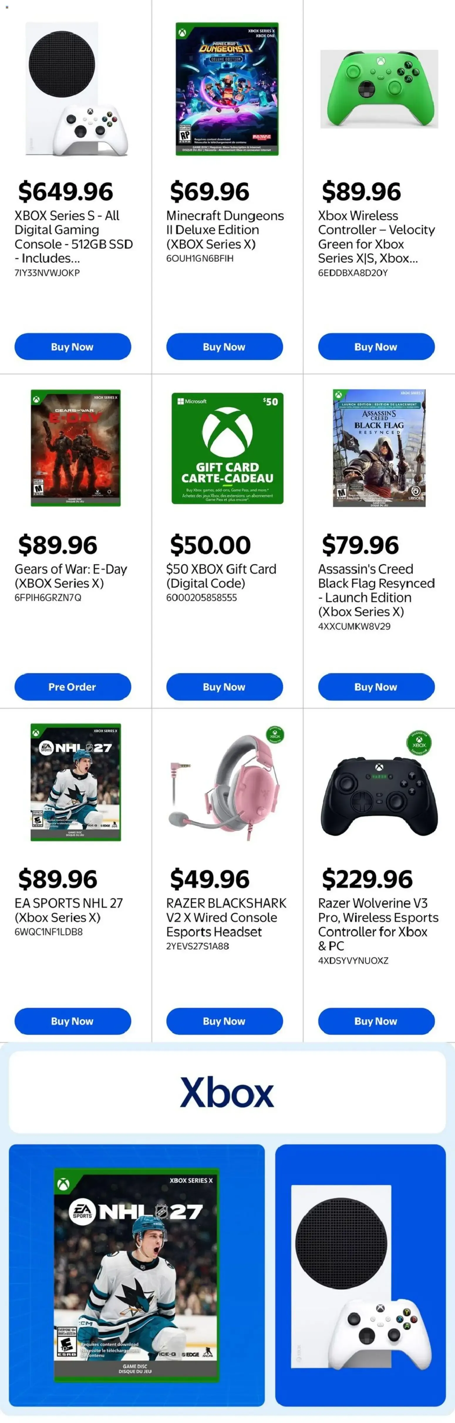 Walmart flyer - Gaming & entertainment guide from Oct 1, 2026 > weekly specials & deals from October 1 to October 14 2026 - flyer page 3