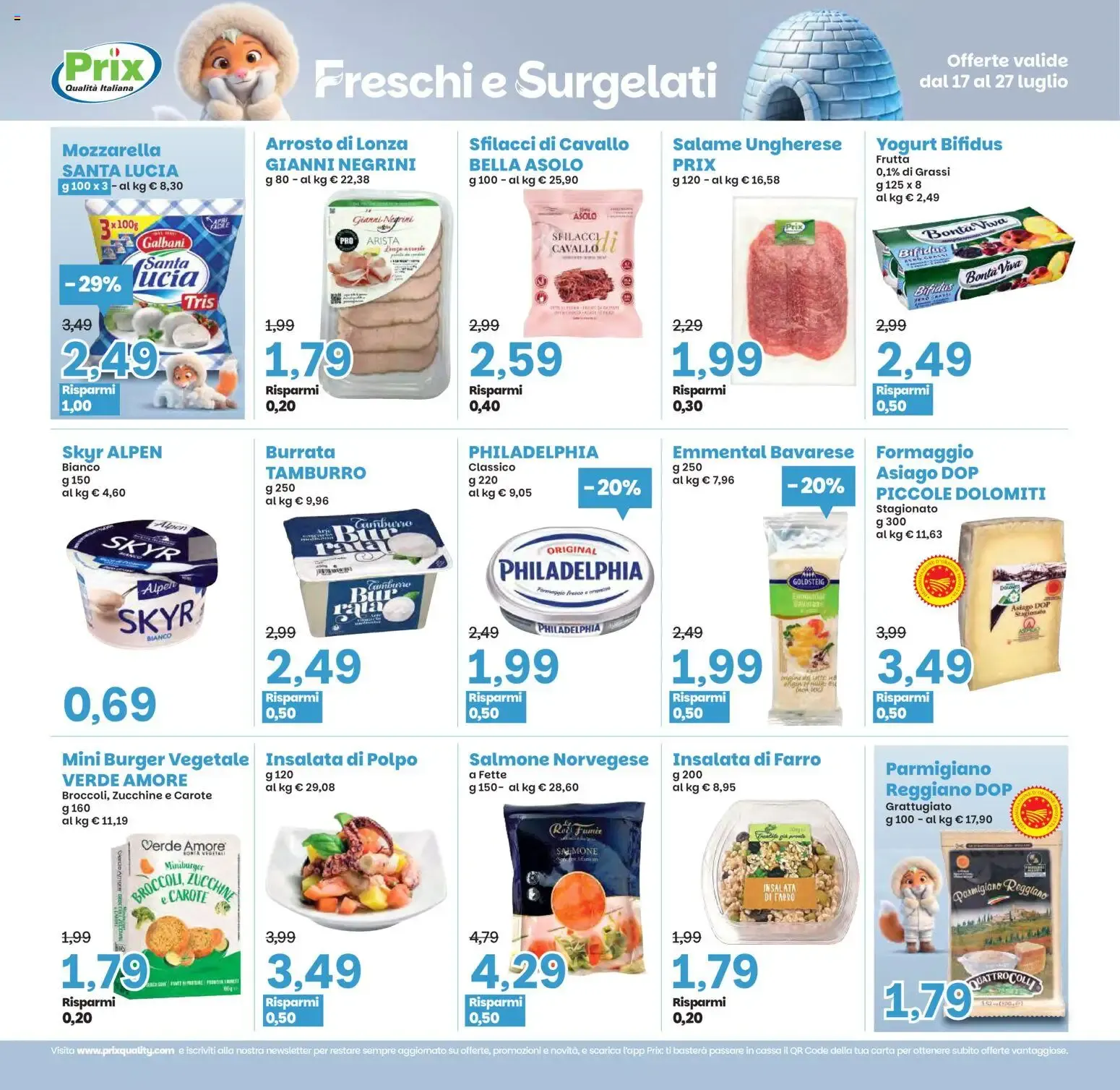 Volantino Prix: Tanti prodotti a 0,99€ y descuentos da 17 luglio a 27 luglio di 2026 - Pagina del volantino 12