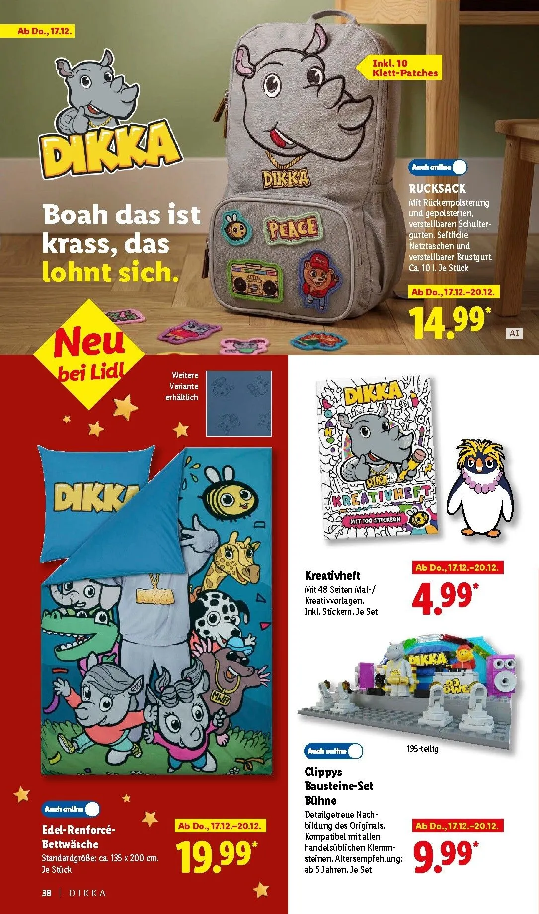 Die Magie des Schenkens lohnt sich. Entdecke zahlreiche Geschenkideen von 26. Oktober bis 24. Dezember 2026 - Prospekt seite 38