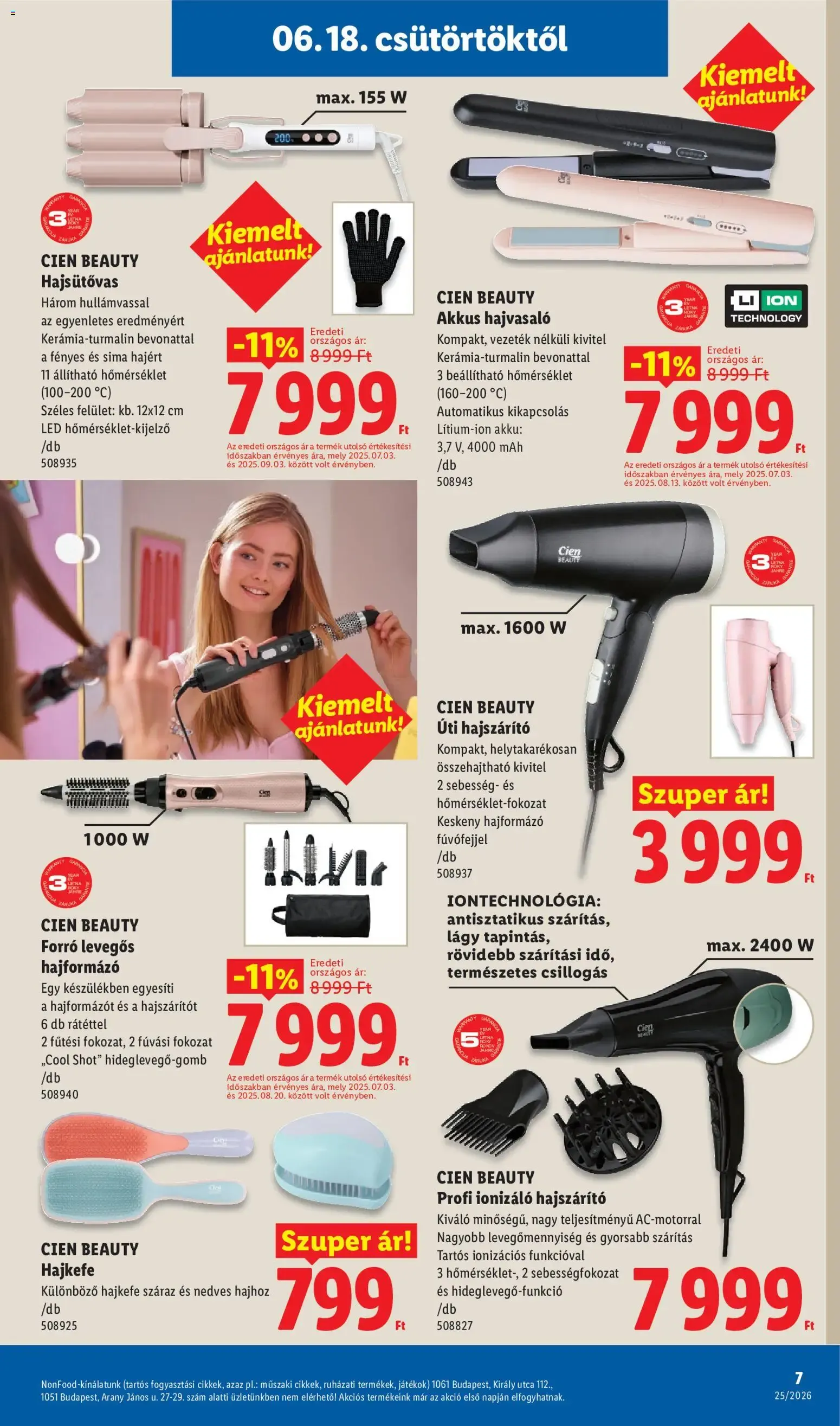Katalógus Lidl Nonfood kínálatunk - 2026.06.18. -tól/töl > akció, lapozható szórólap 🛍️ június 18.-tól június 24.-ig 2026. - Oldal 7