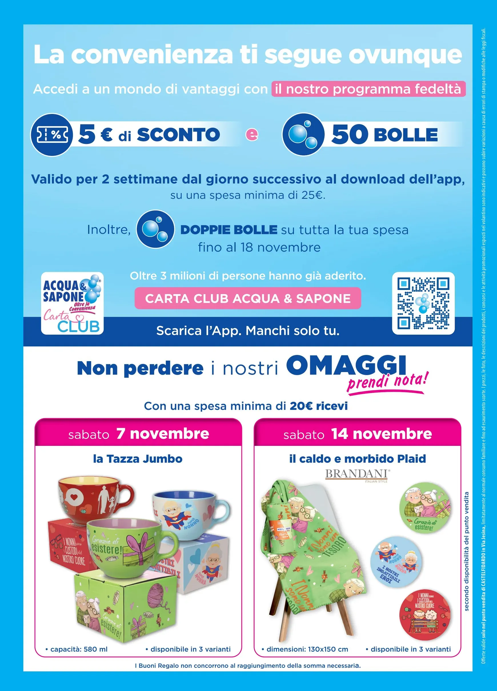 Volantino futuro Acqua e Sapone - Nuova Apertura Castelfidardo valido dal giovedì 29/10/2026 al mercoledì 18/11/2026 da 29 ottobre a 18 novembre di 2026 - Pagina del volantino 8