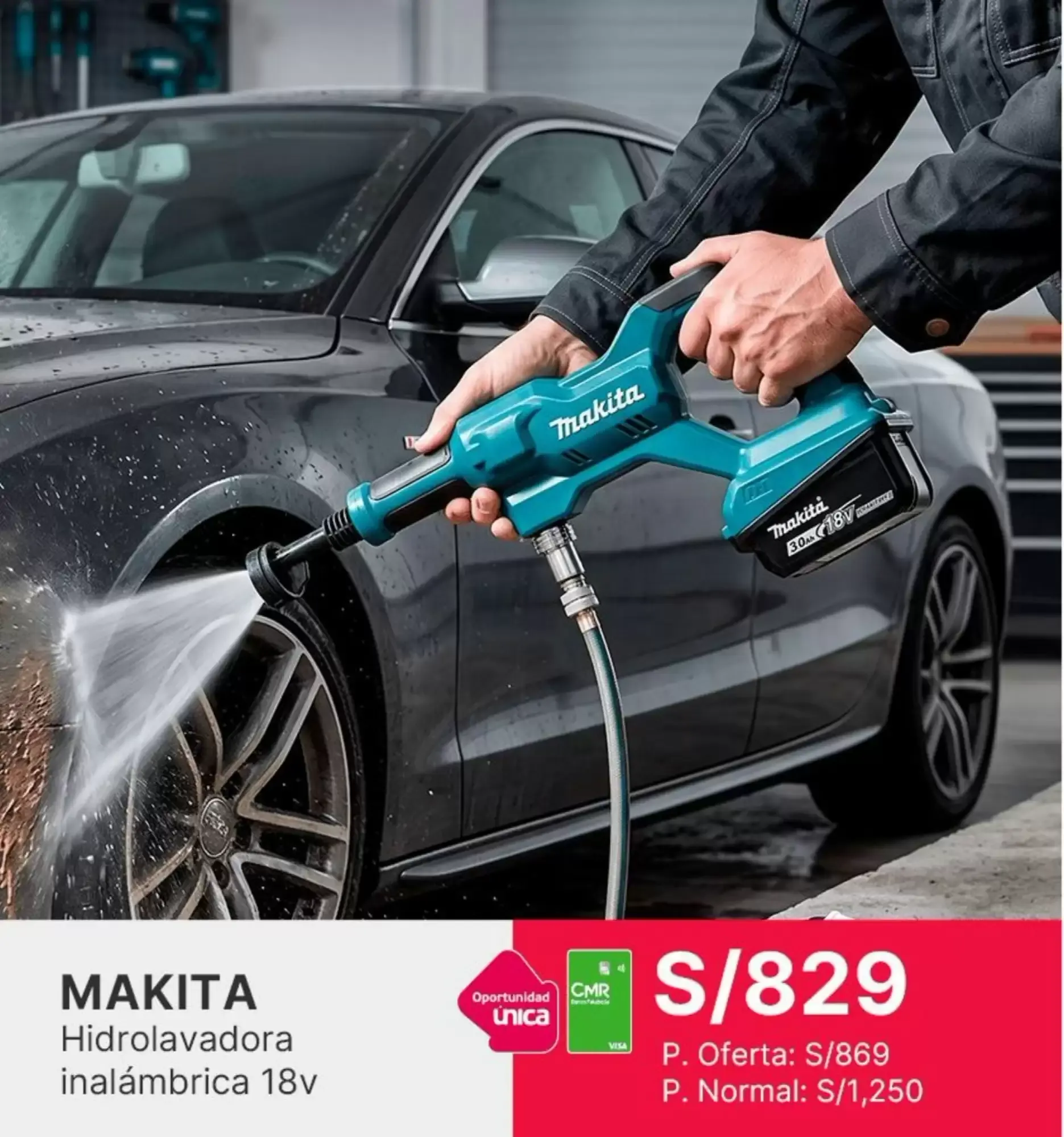 Catalogo de Makita Hidrolavadora inalámbrica 18V 28 de agosto al 12 de setiembre 2026 - Pag 1