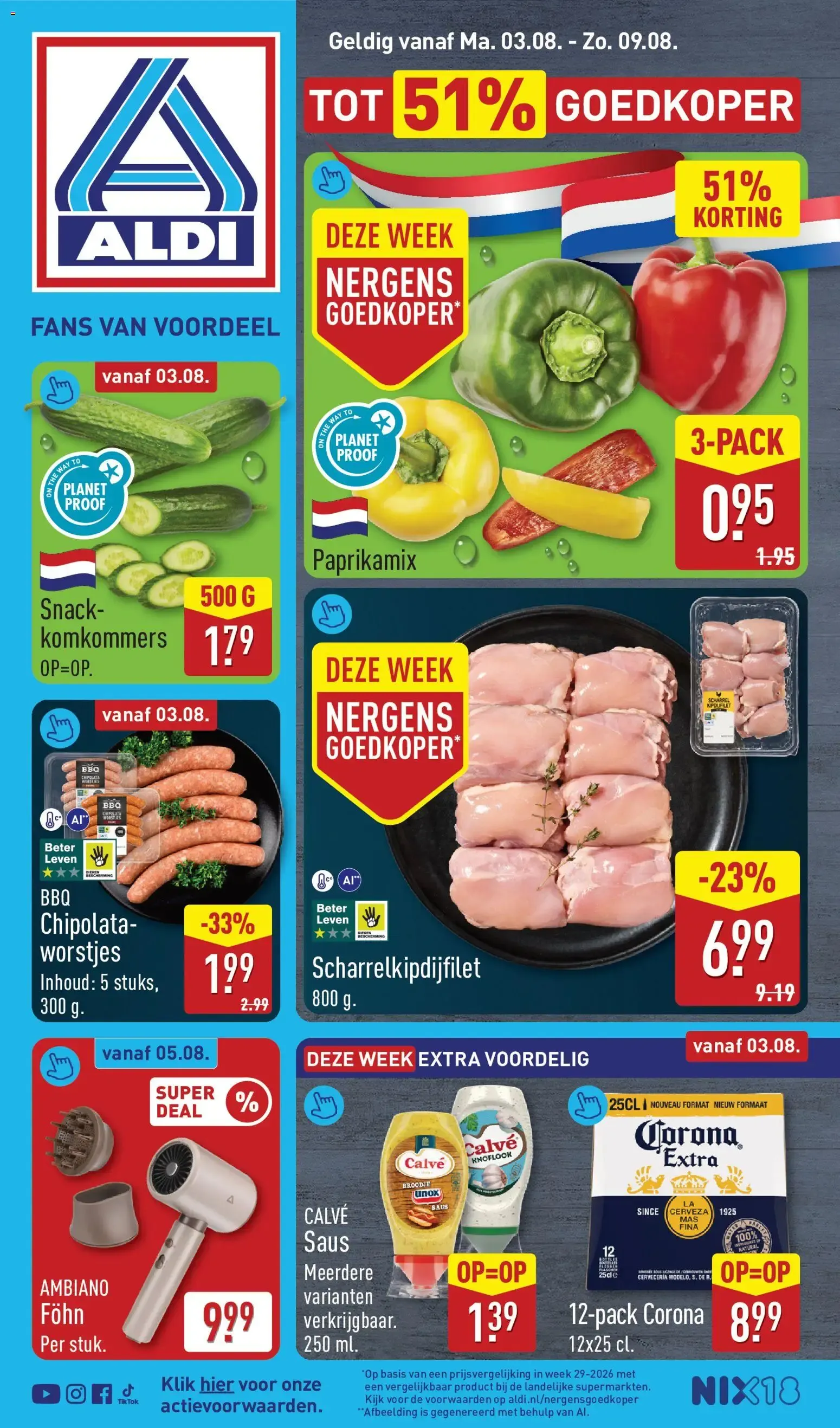 Aldi folder vanaf 03-08-2026 (volgende, deze week) van 3 augustus tot 9 augustus 2026 - Folder pagina 1