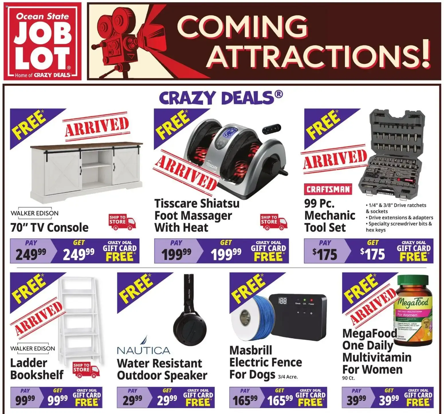 Ocean State Job Lot Coming Attractions (10/22 - 10/28 2026) - Flyer