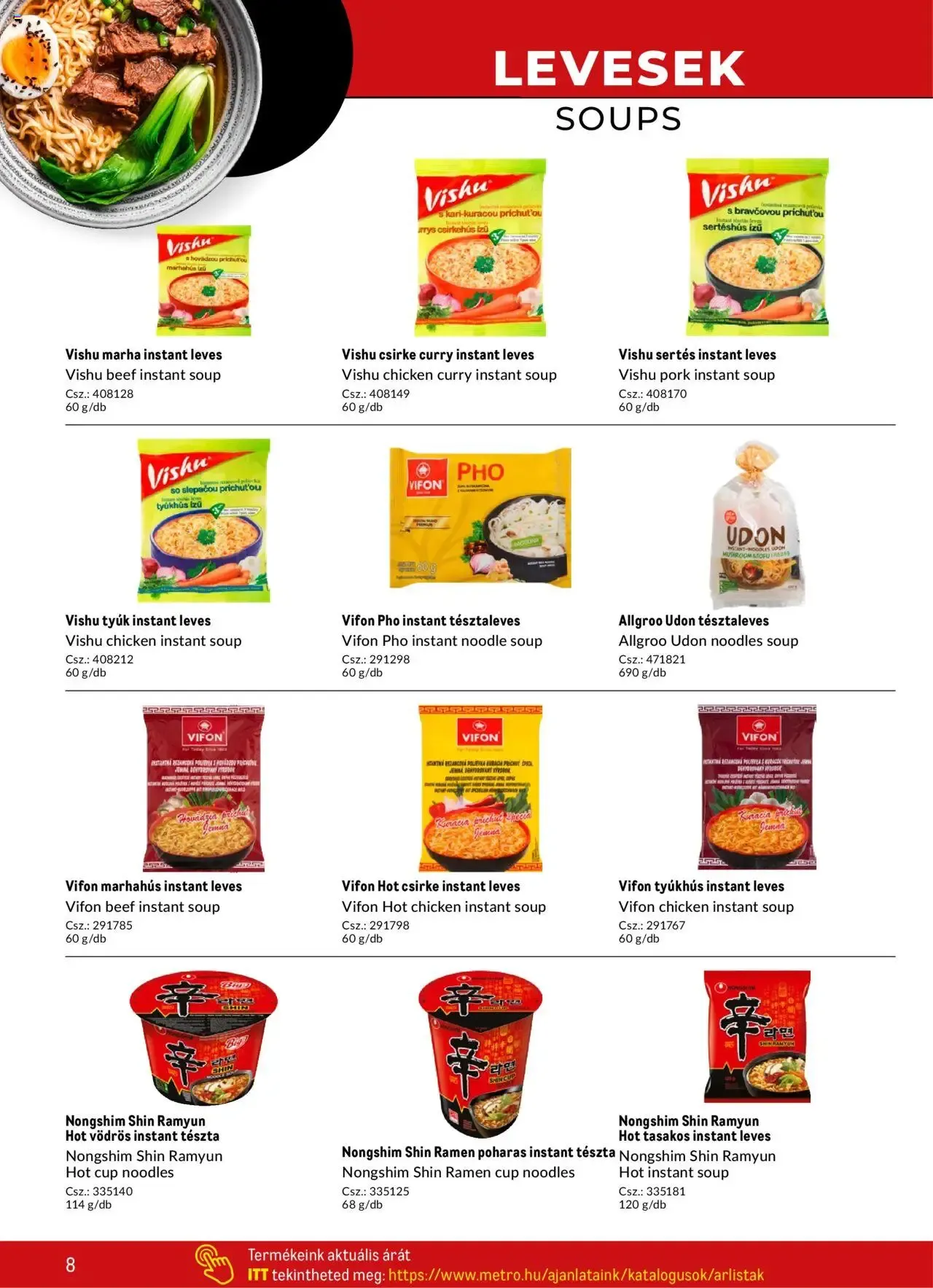 Katalógus ÁZSIAI ÍZEK A TÁVOL-KELET KONYHÁJA / ASIA FLAVORS OF THE ORIENT május 2.-tól december 31.-ig 2026. - Oldal 8