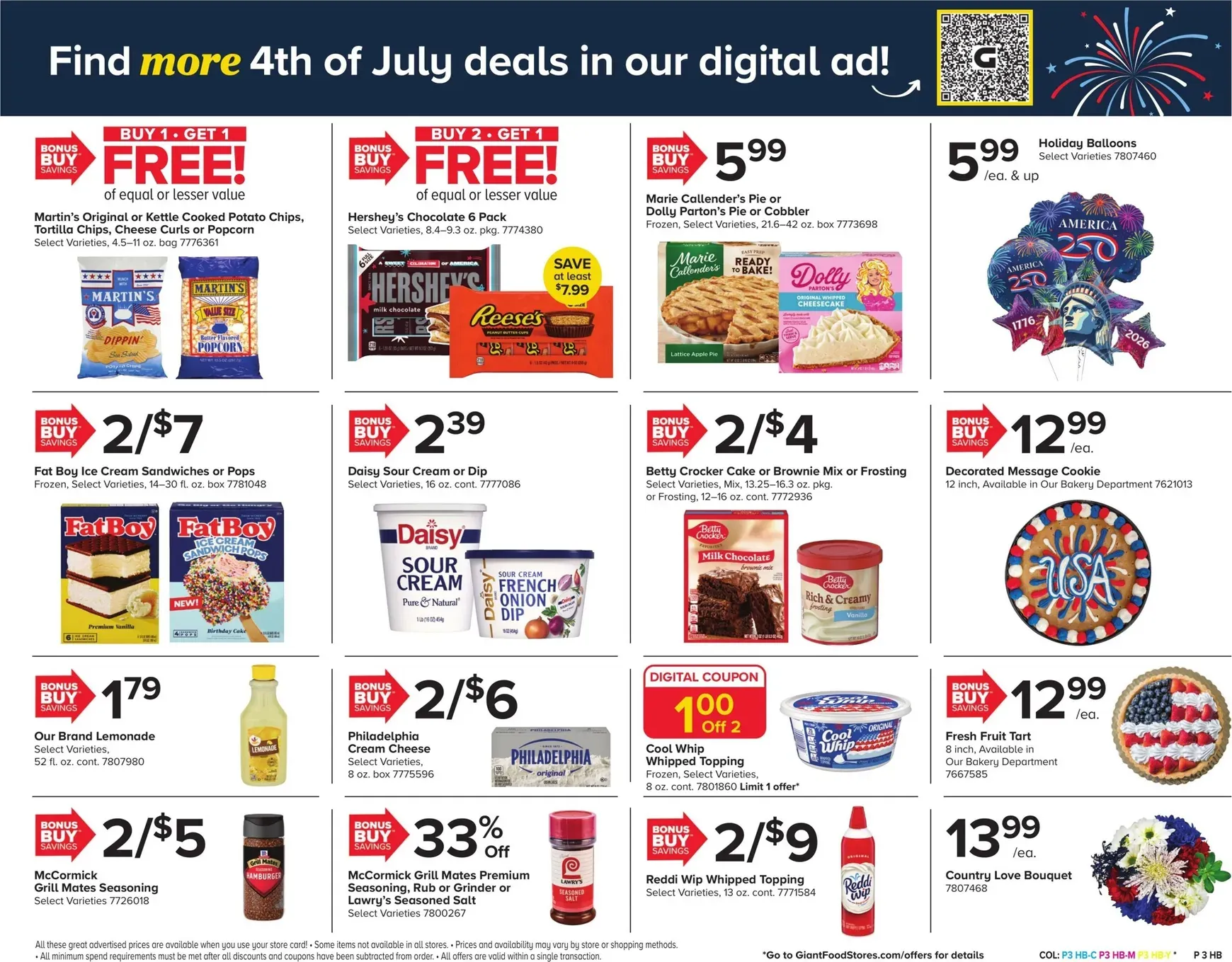 Weekly ad Current The Giant Company leaflet valid from Friday 07/03/2026 to Thursday 07/09/2026 from July 3 to July 9 2026 - Page 3