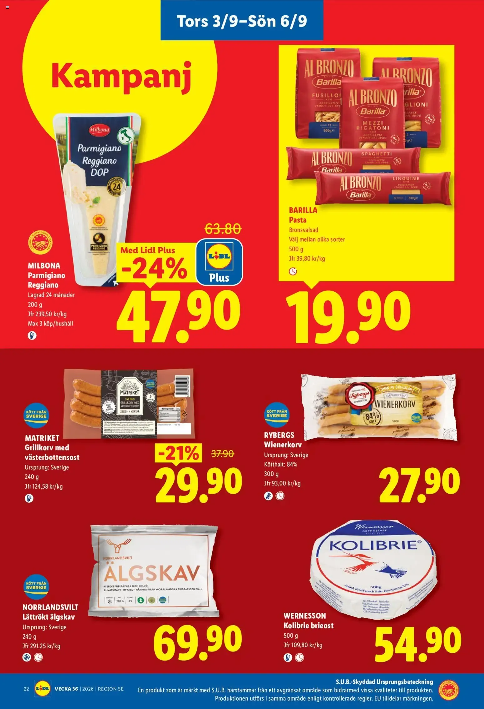 Lidl: Kvalitet till röda priser. Det lönar sig. från 31 augusti till 6 september 2026 - Reklamblad sidor 26