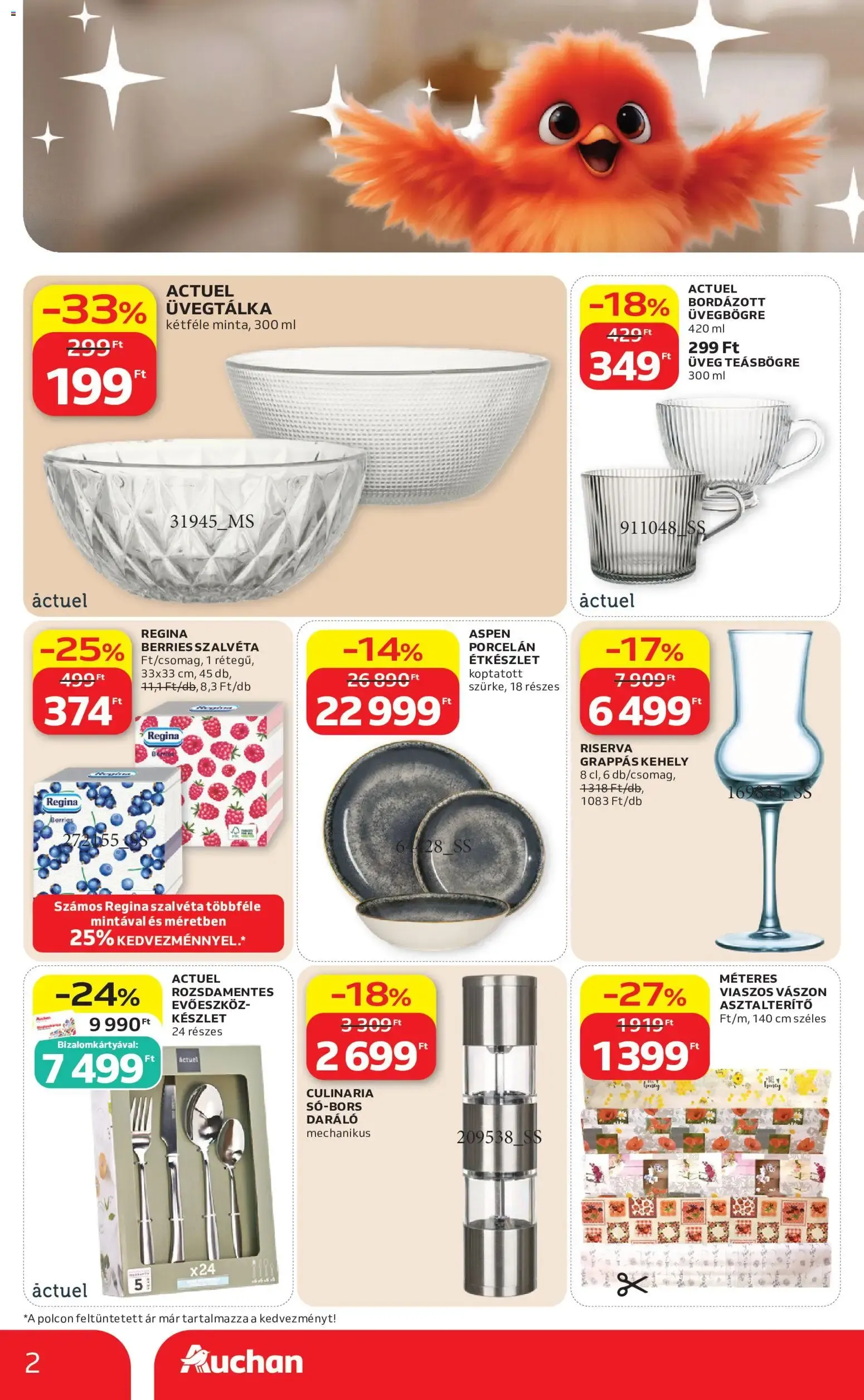 Katalógus Auchan Lakberendezés ajánlatok - 2026.08.21. -tól/töl > akció, lapozható szórólap 🛍️ augusztus 21.-tól augusztus 26.-ig 2026. - Oldal 2