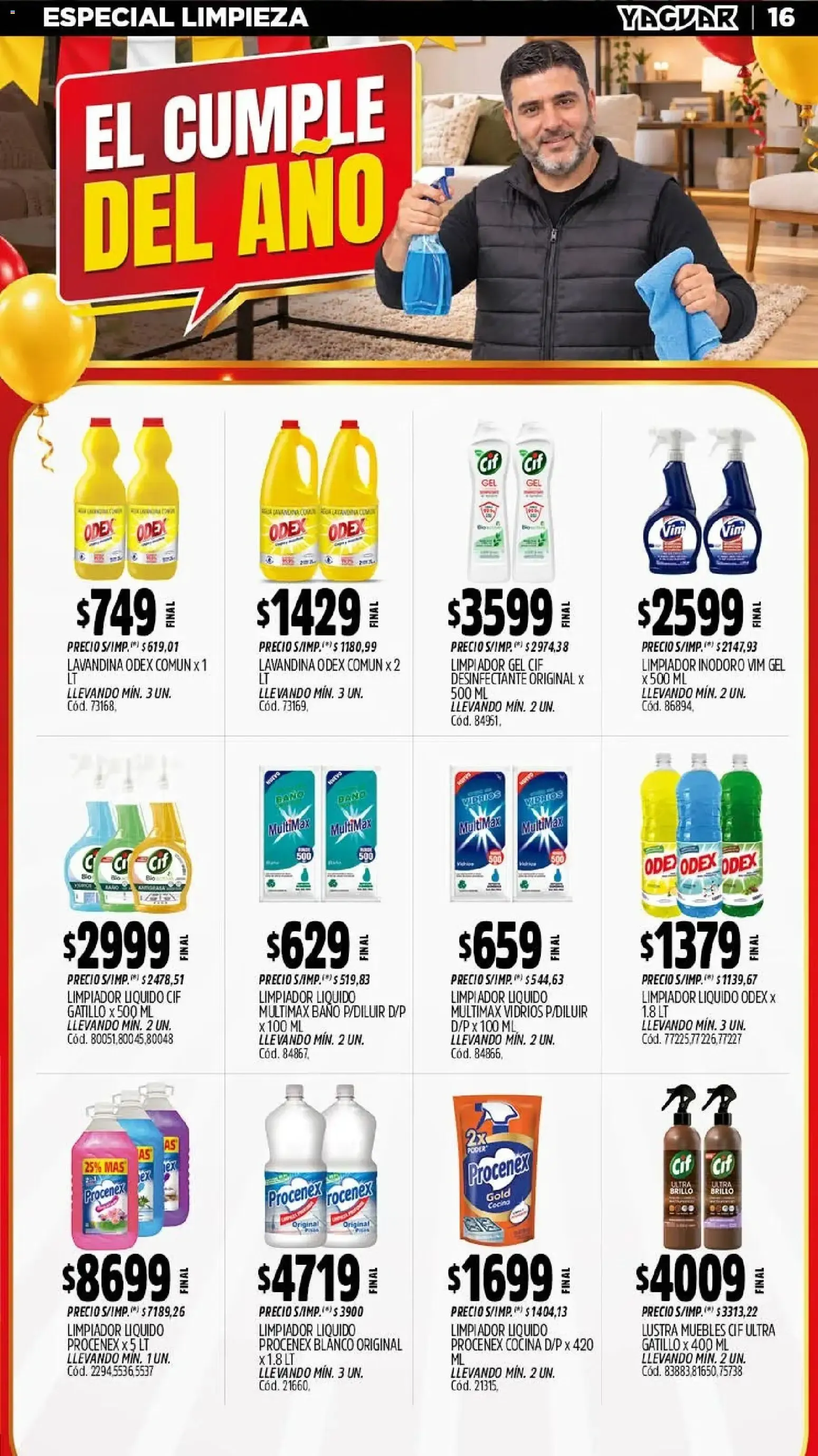 Ofertas de Mayorista Yaguar - El Cumple del Año 38 5 de octubre al 11 de octubre 2026 - Página 14 del catálogo